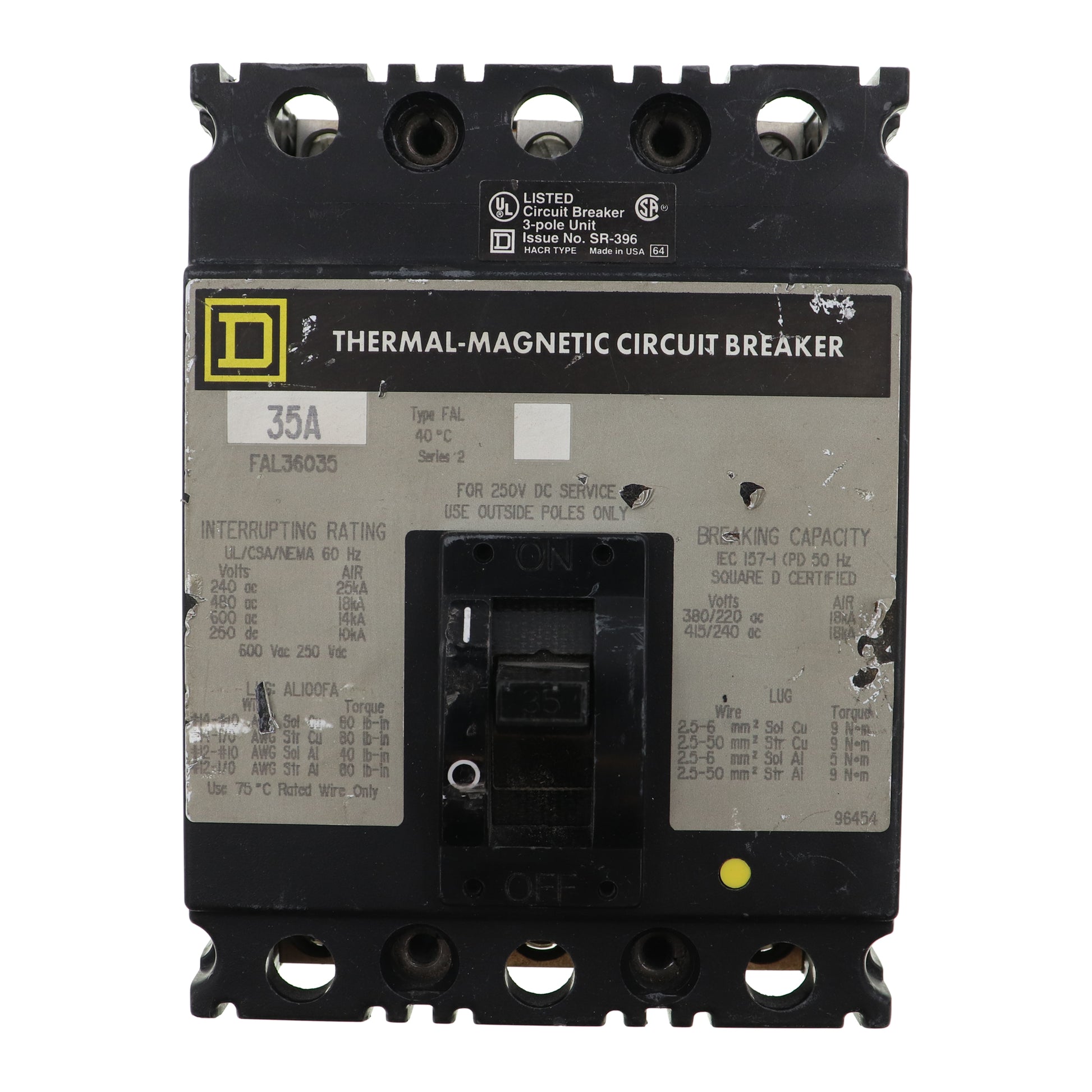 Square D FAL36035