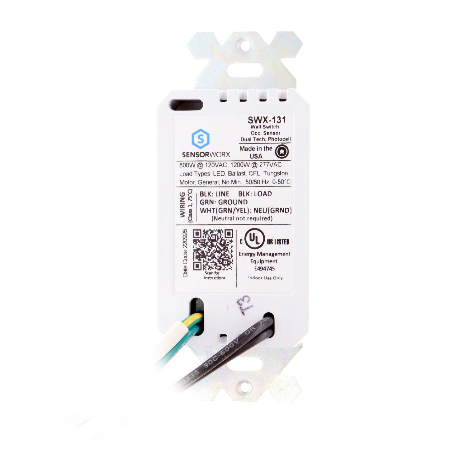 SensorWorx SWX-131-WH