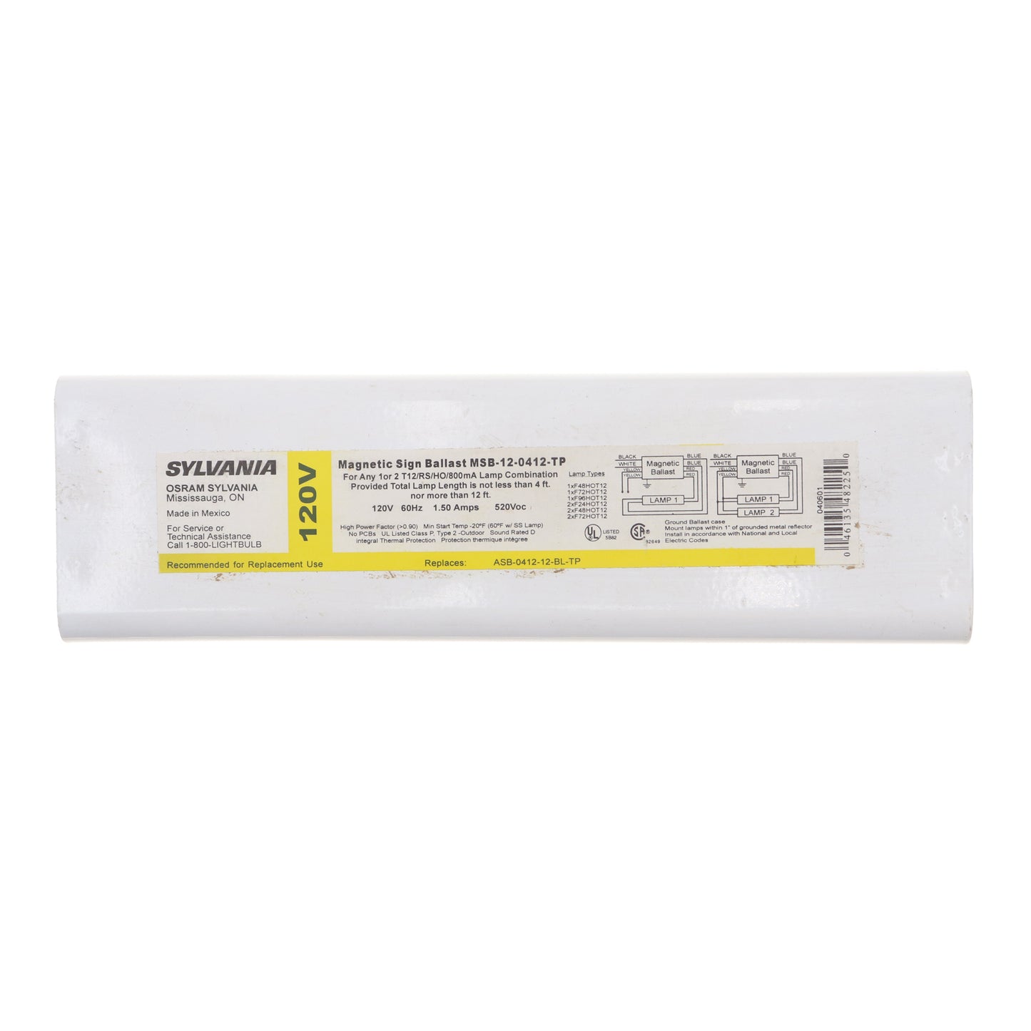 Sylvania MSB-12-0412-TP