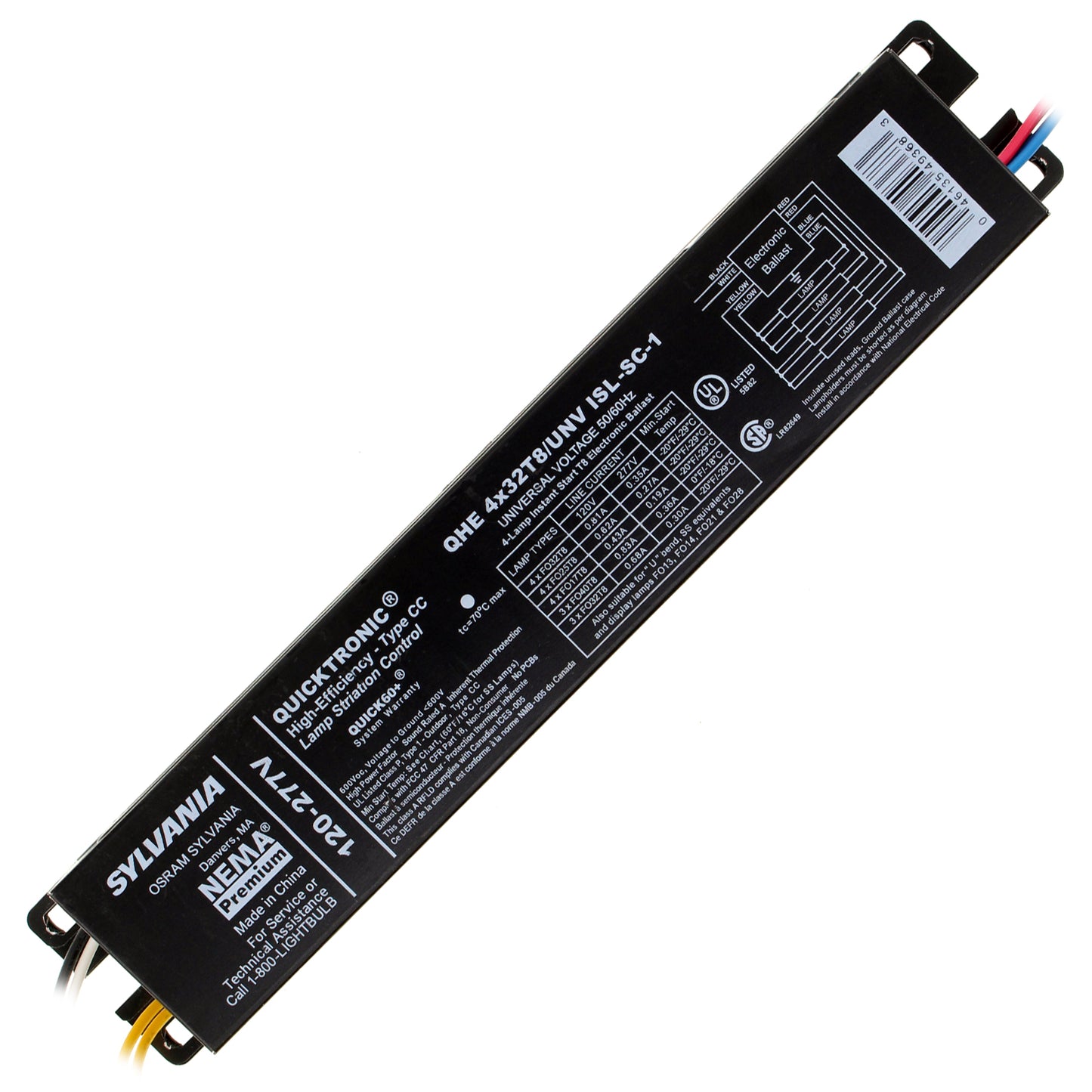Sylvania QHE4x32T8/UNV-ISL-SC-1