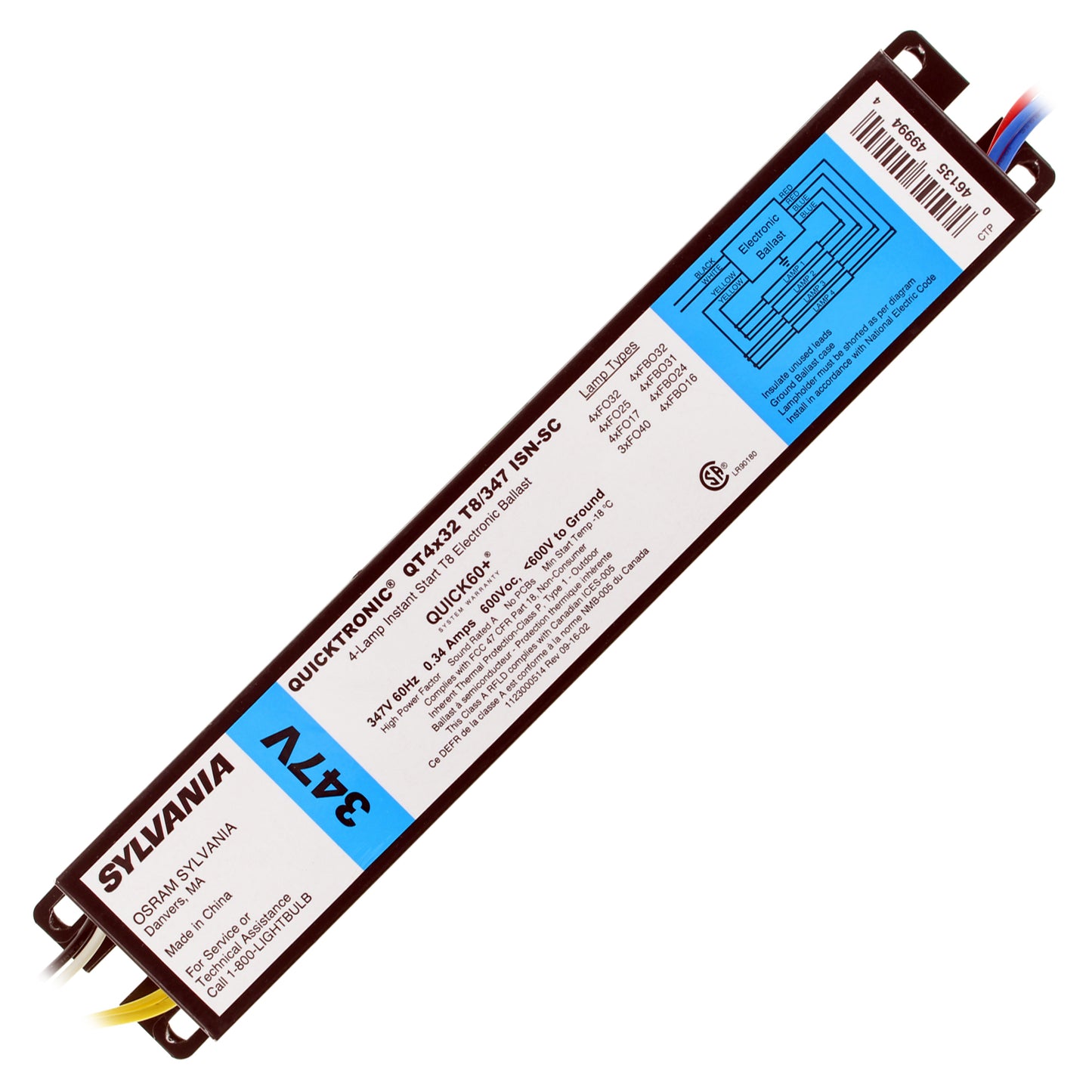Sylvania QT4x32T8/347-ISN-SC