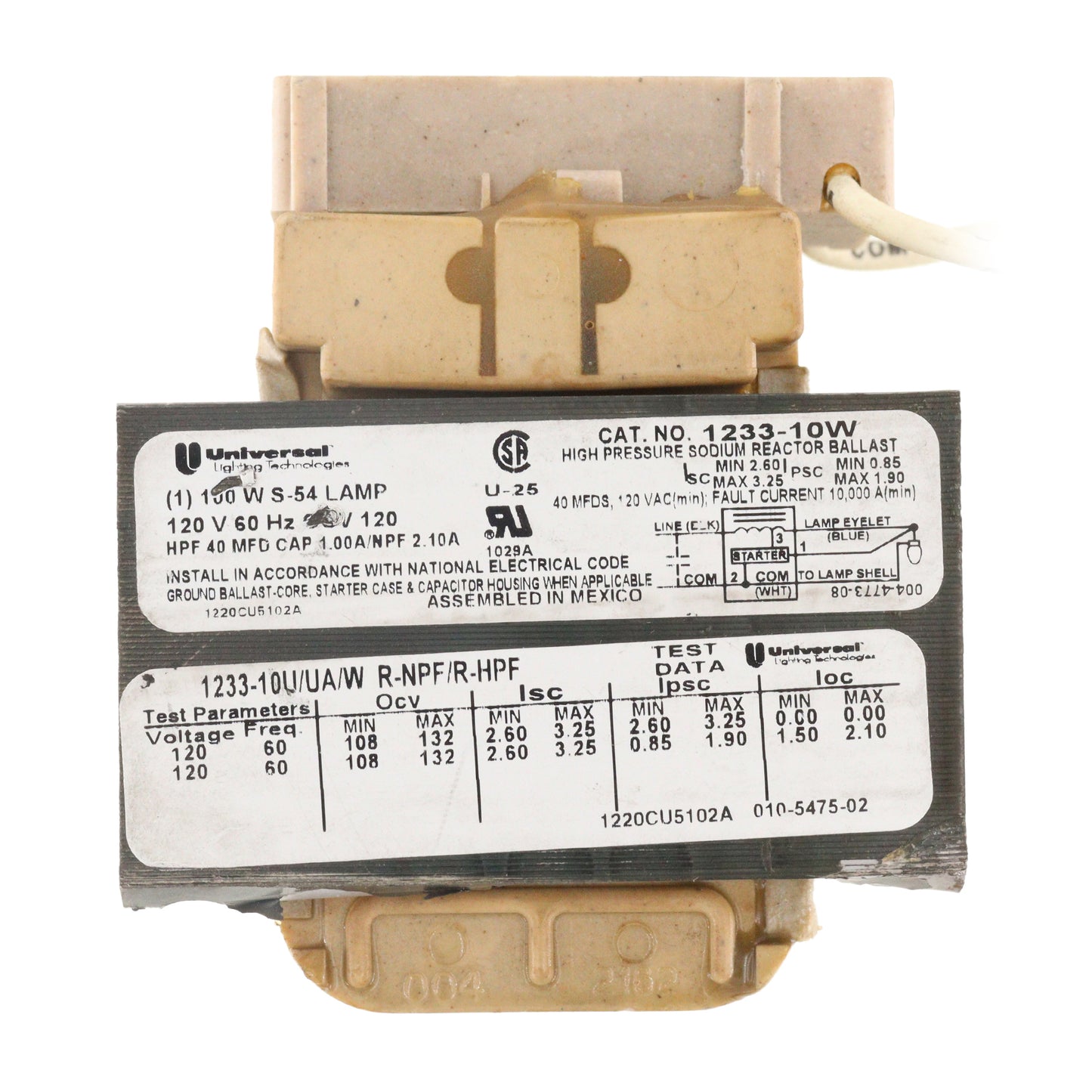 Universal Lighting Technologies 1233-10W