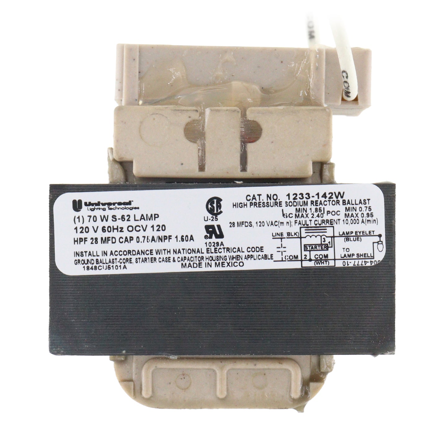 Universal Lighting Technologies 1233-142W