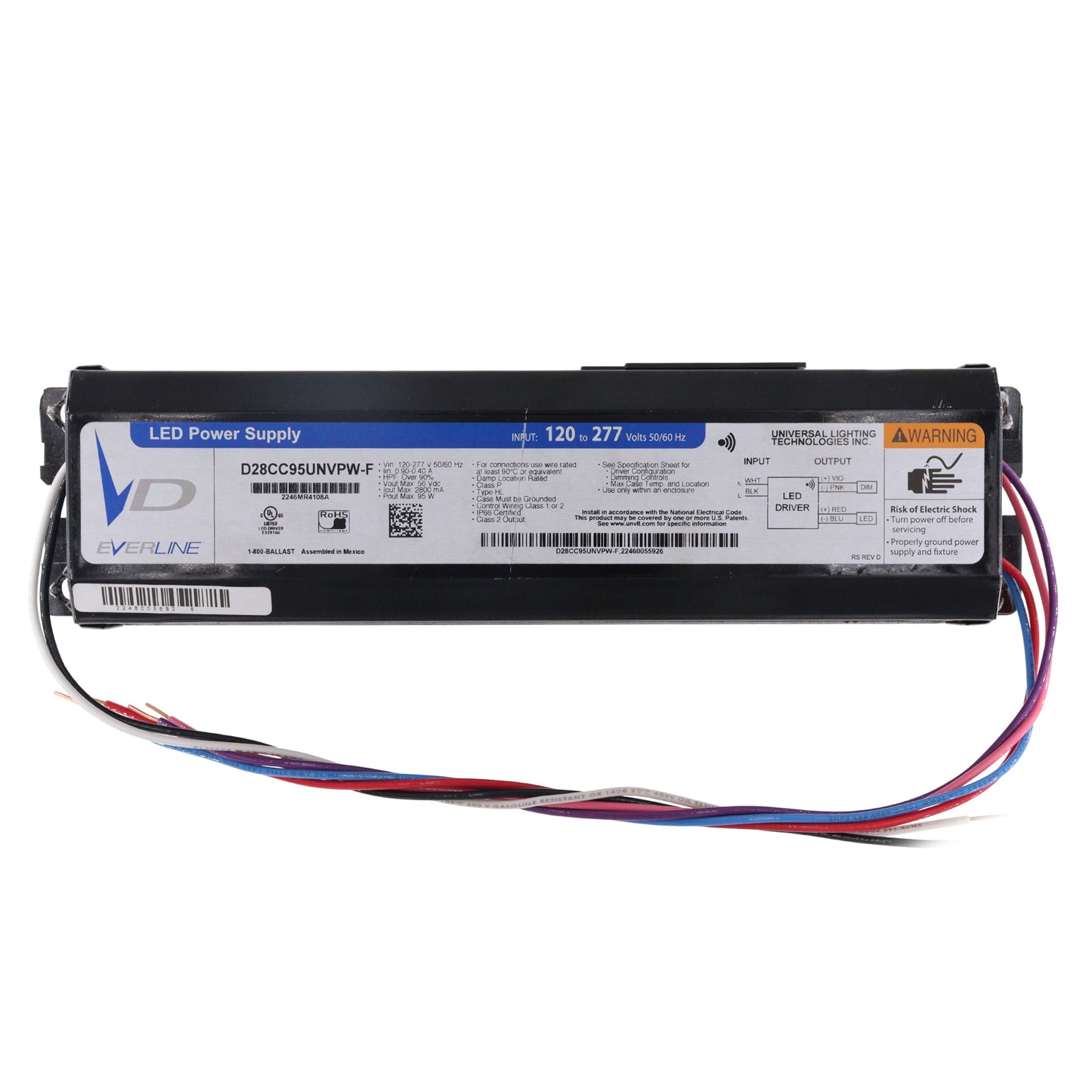 Universal Lighting Technologies D28CC95UNVPW-F