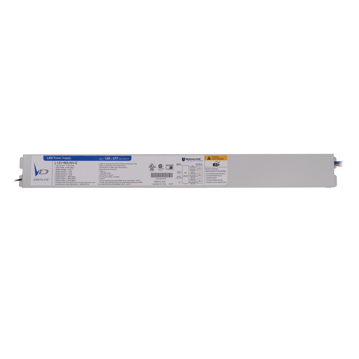 Universal Lighting Technologies L12V180UNV-E