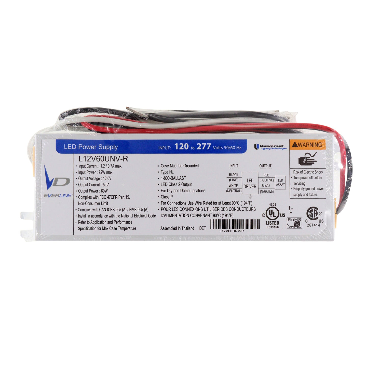 Universal Lighting Technologies L12V60UNV-R