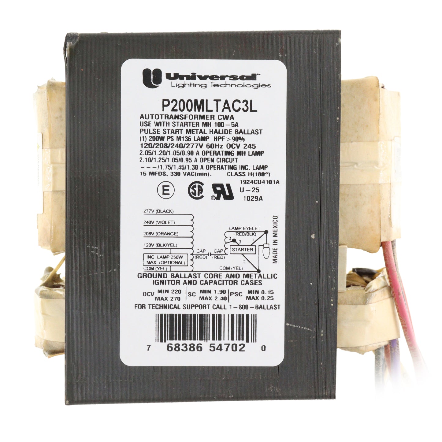 Universal Lighting Technologies P200MLTAC3L-500K