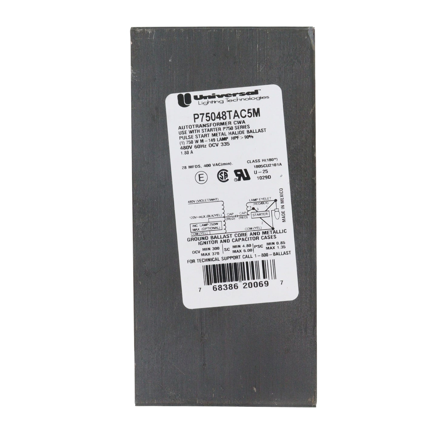 Universal Lighting Technologies P75048TAC5M-700C