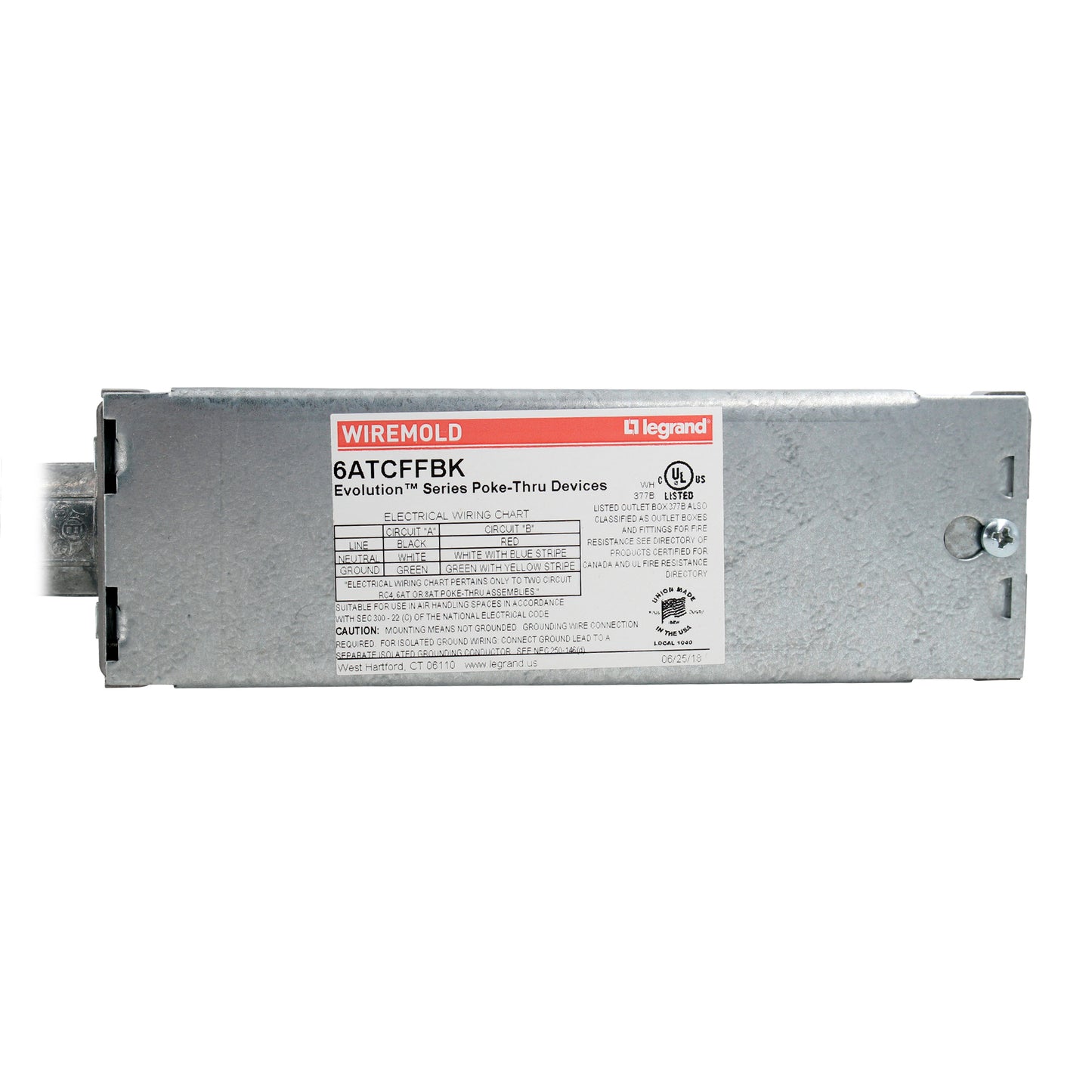 Wiremold 6ATCFFBK