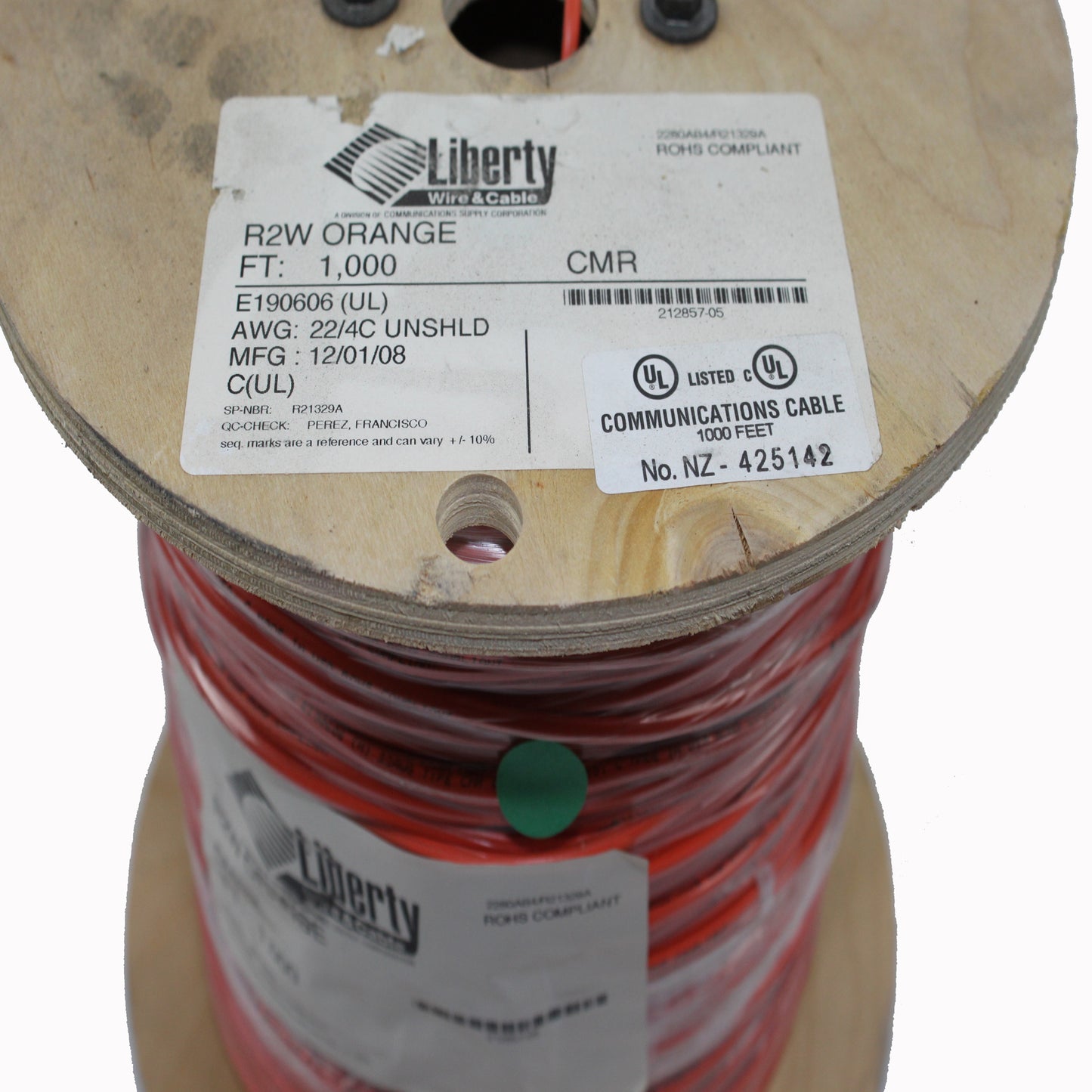 Liberty Wire & Cable 22/4-ORG