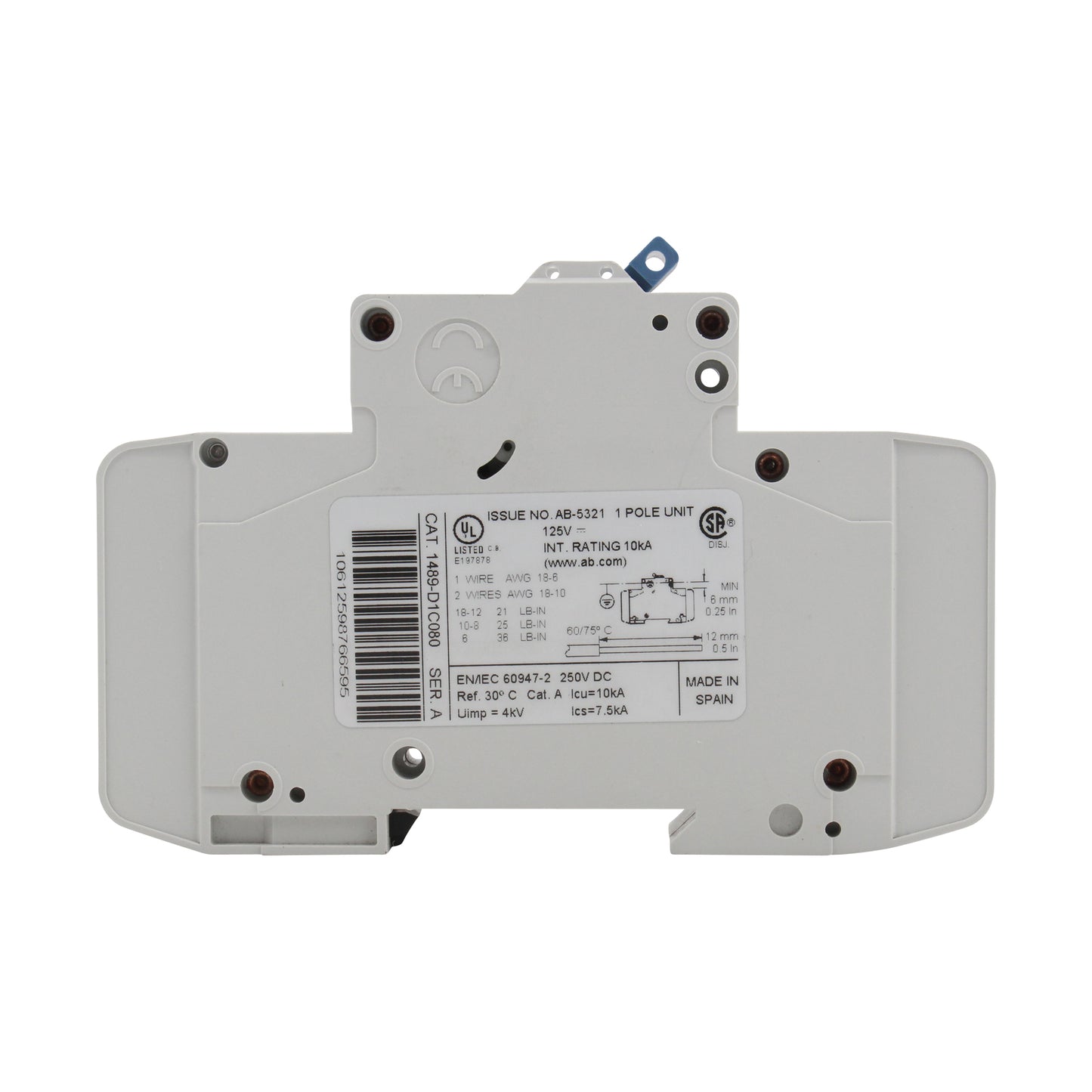 Allen Bradley Group 1489-D1C080