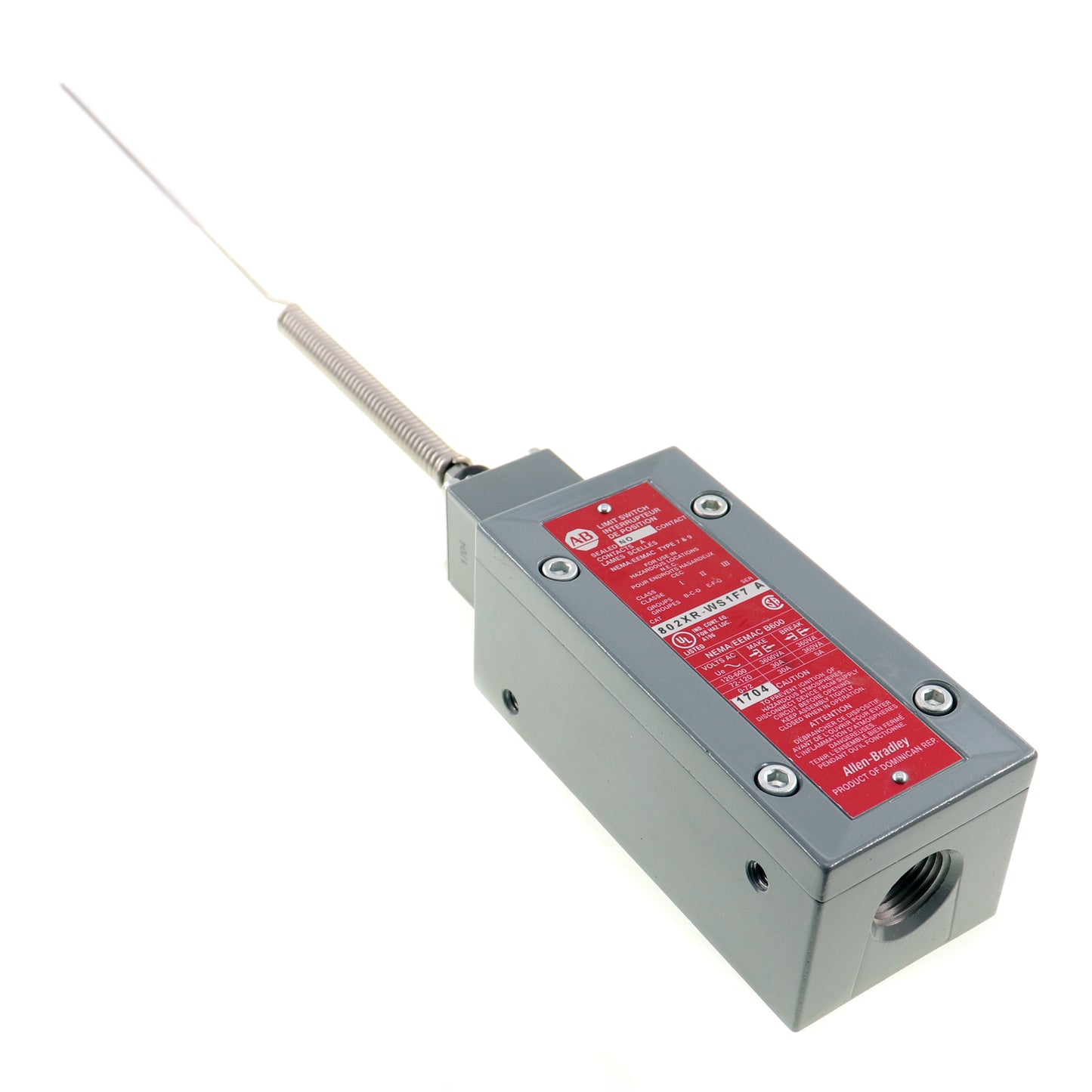 Allen Bradley 802XR-W51F7-REV-A