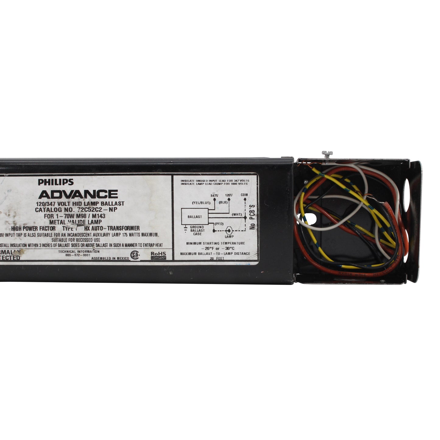 Advance Ballast 72C52C2-NP