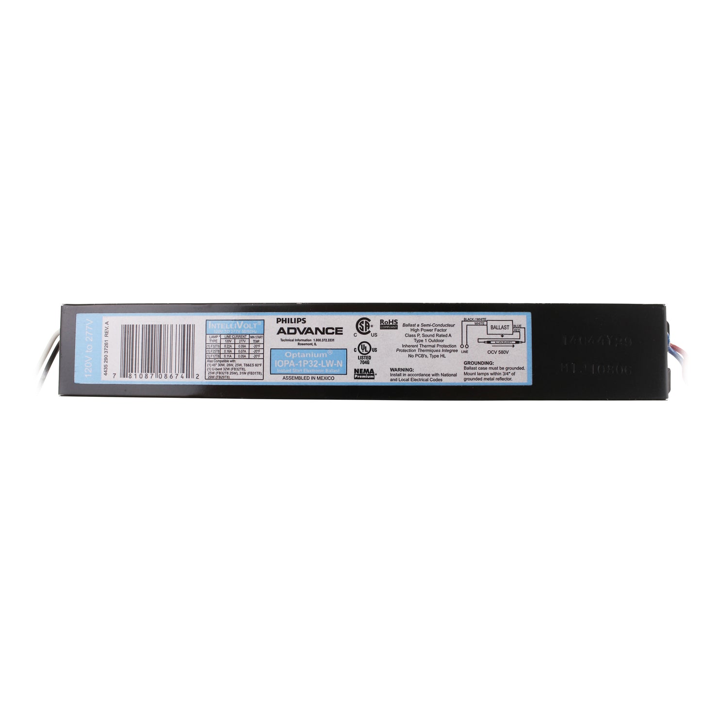 Advance Ballast IOPA-1P32-LW-N