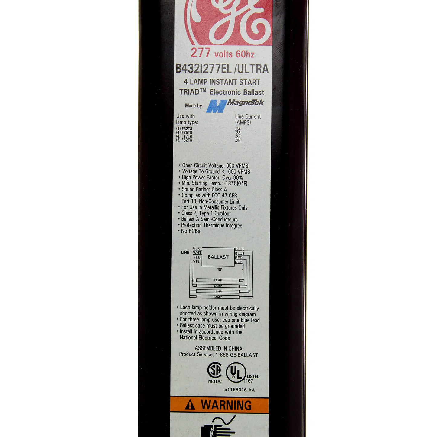 General Electric, Inc. B432I277EL-ULTRA
