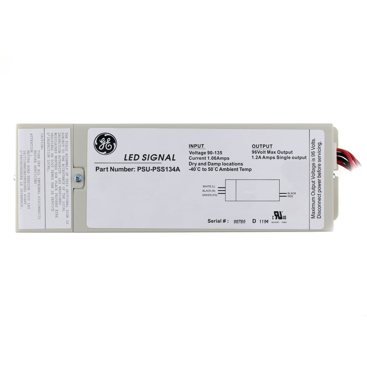 GE PSU-PSS134A
