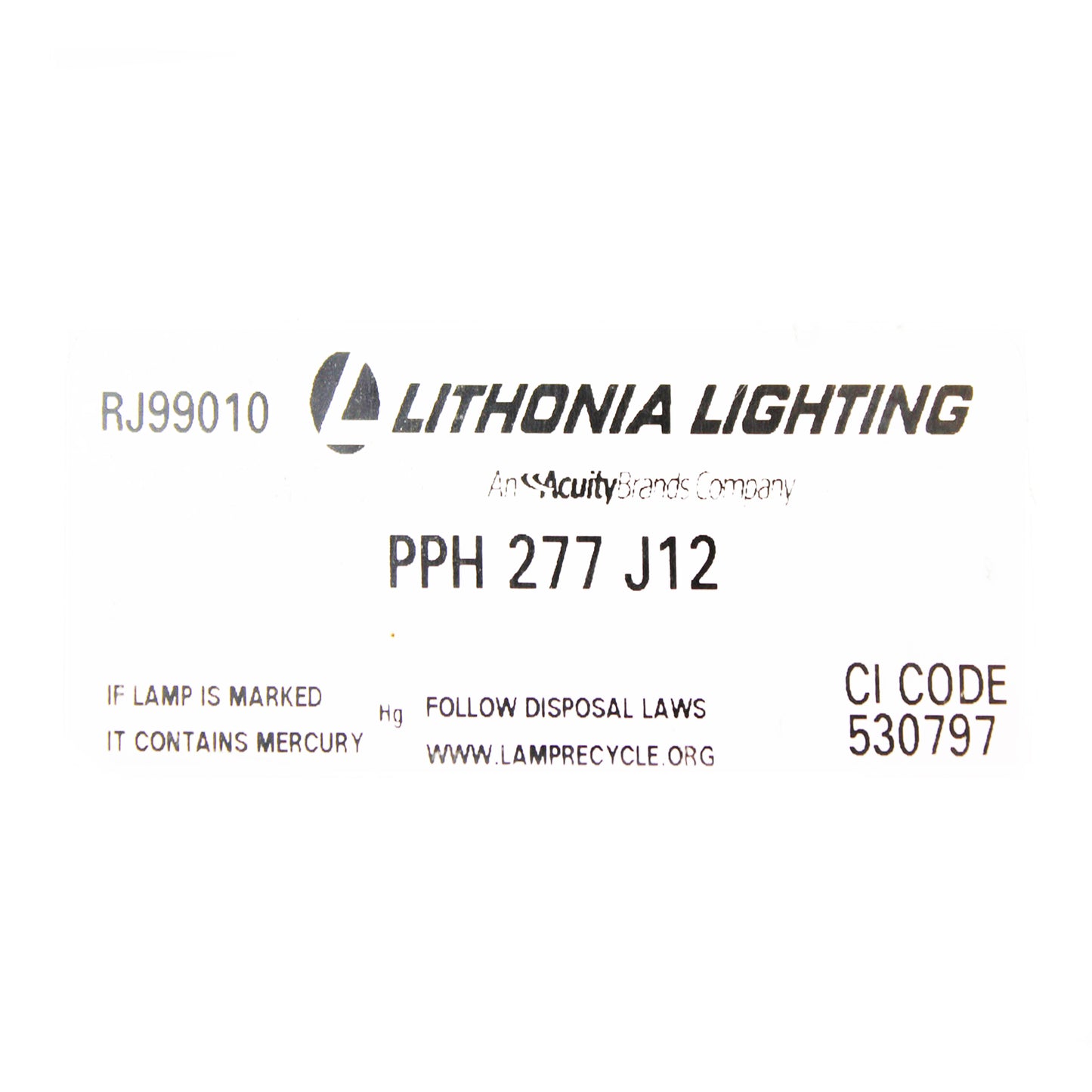 Lithonia Lighting PPH277J12