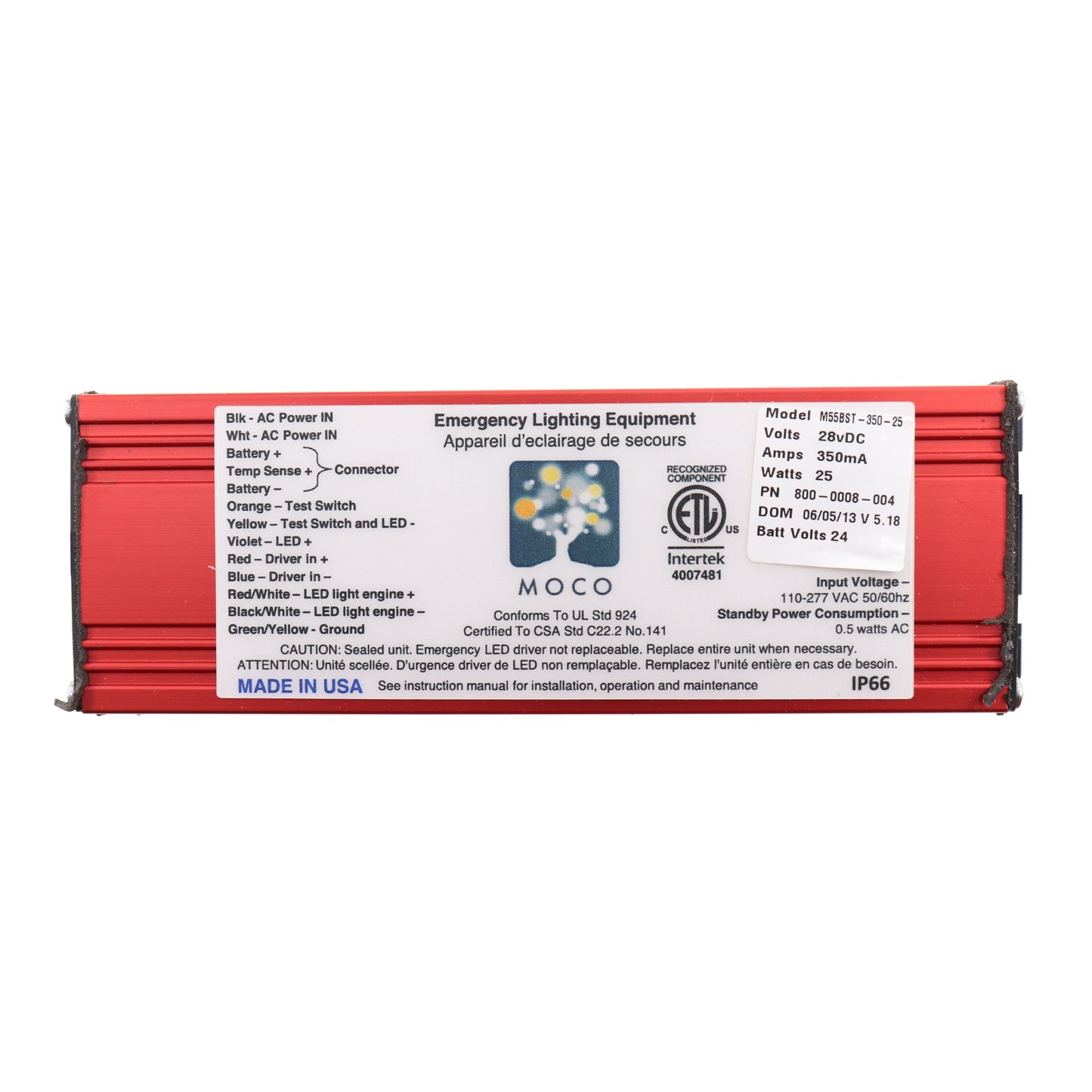 Moco Enterprises M55BST-350-25