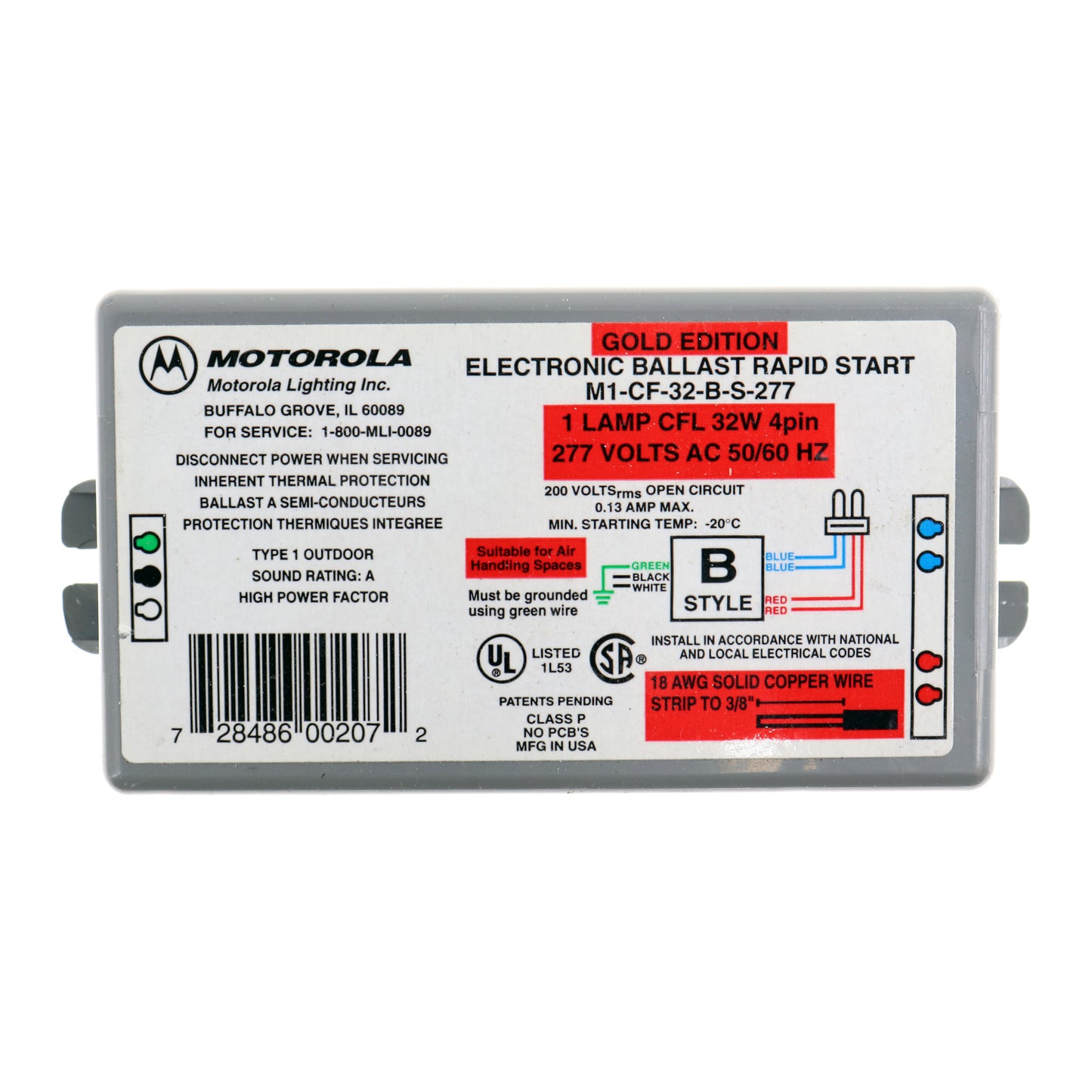 Motorola M1-CF-32-B-S-277