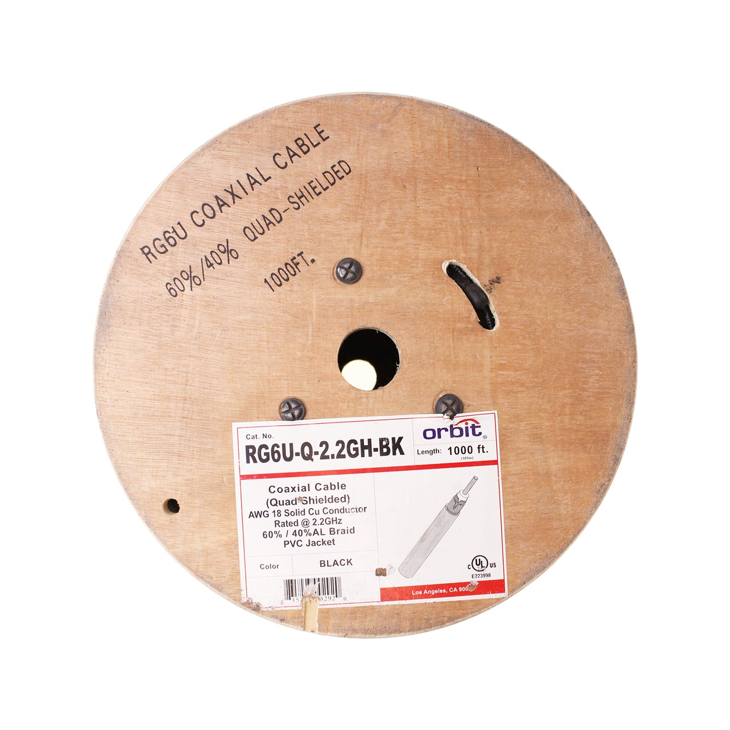 Orbit Industries, Inc. RG6U-Q-2.2GH-BK