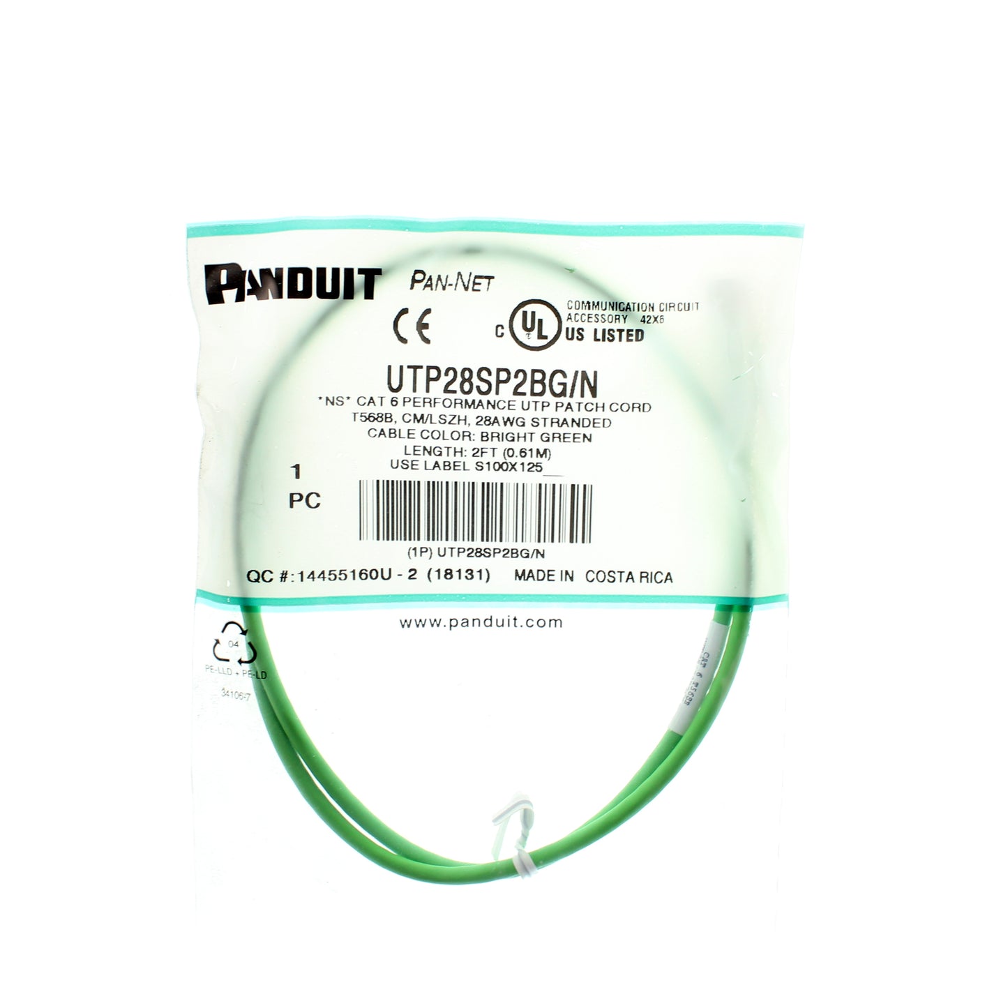 Panduit UTP28SP2BG/N