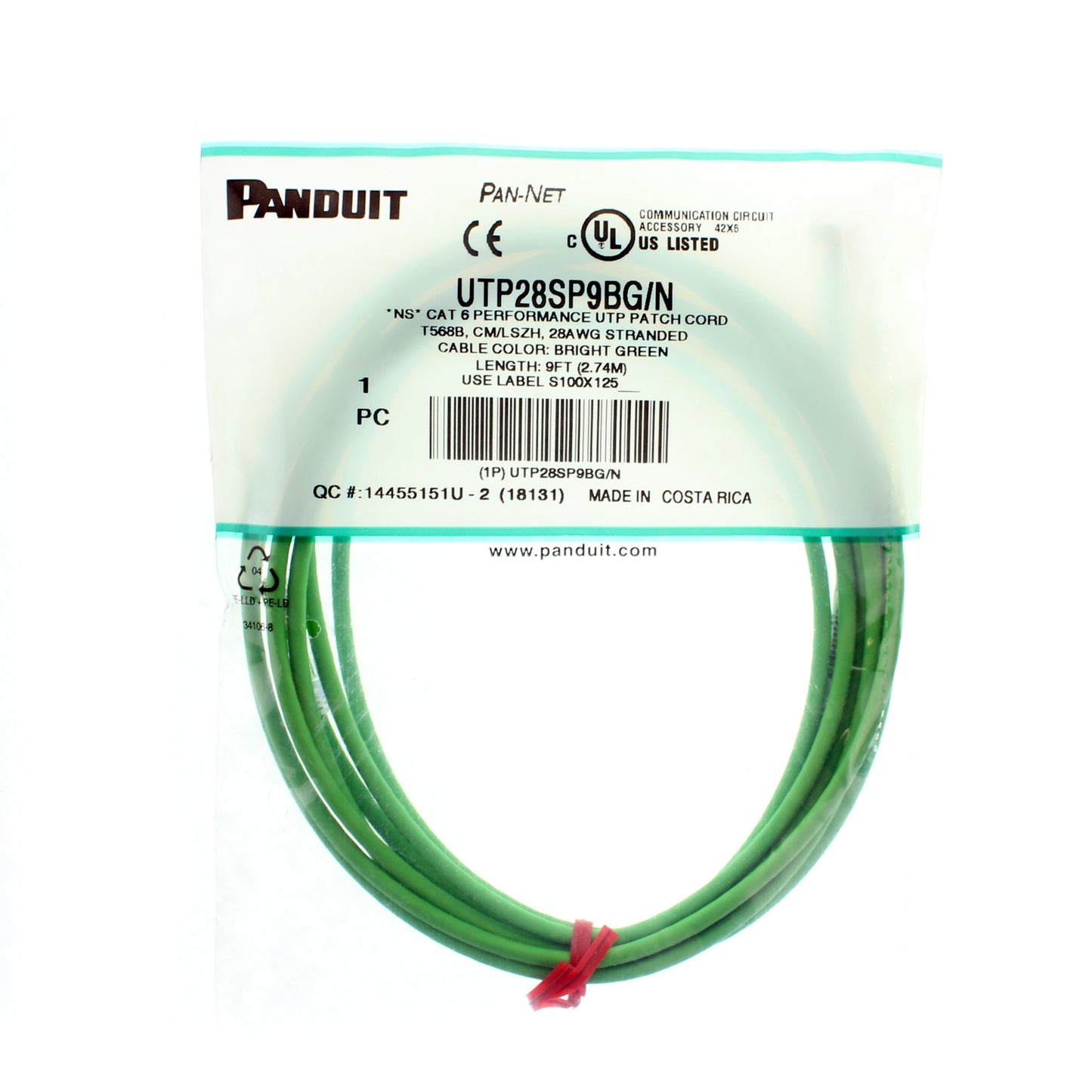 Panduit UTP28SP9BG/N