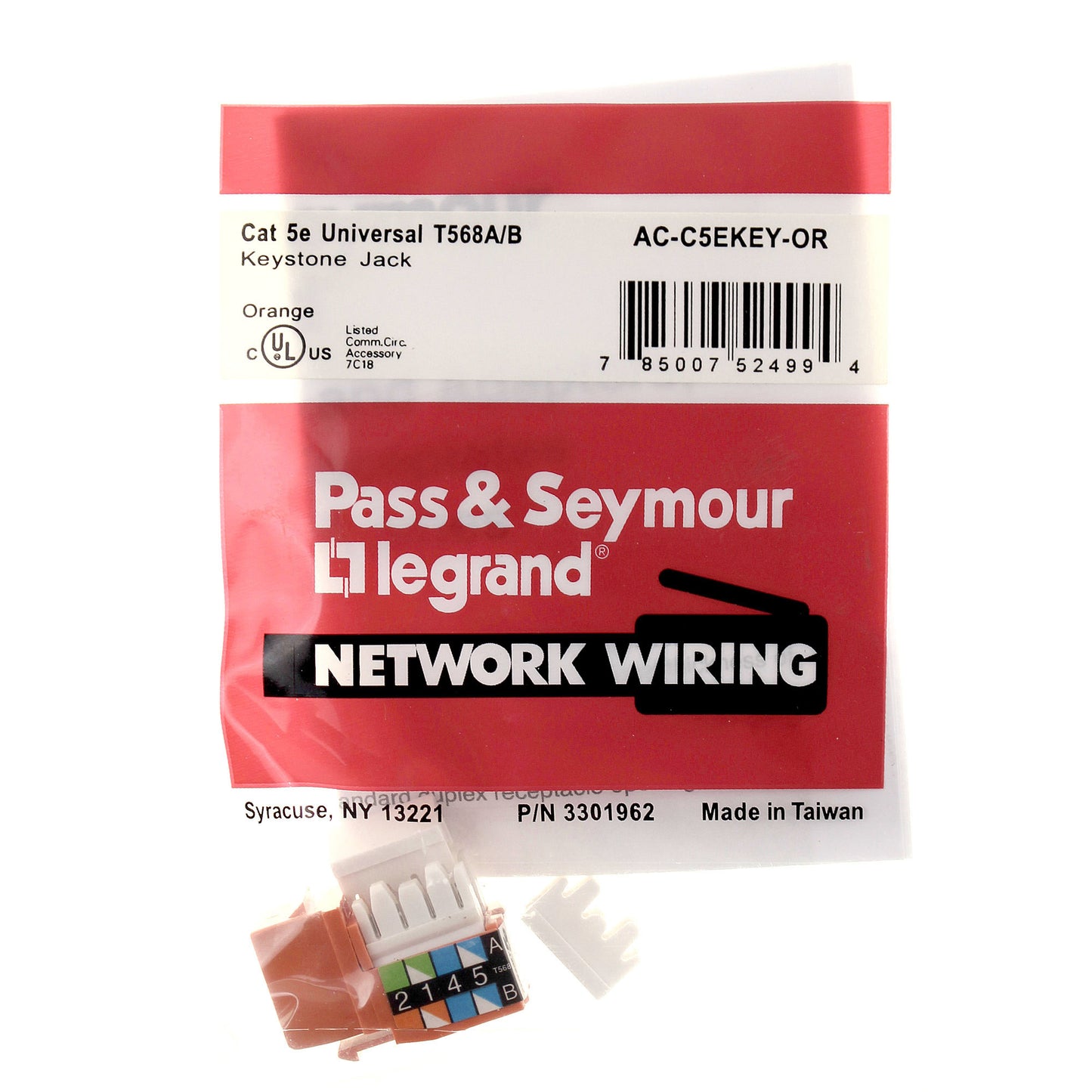 Pass & Seymour Legrand AC-C5EKEY-OR