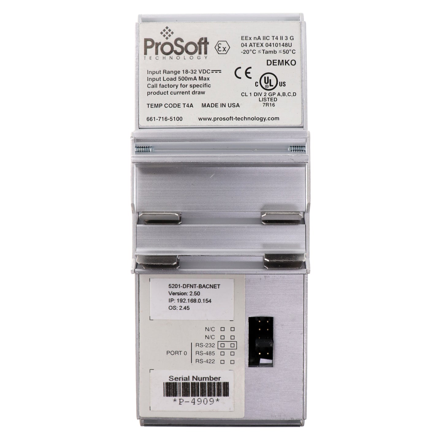Prosoft 5201-DFNT-BACNET