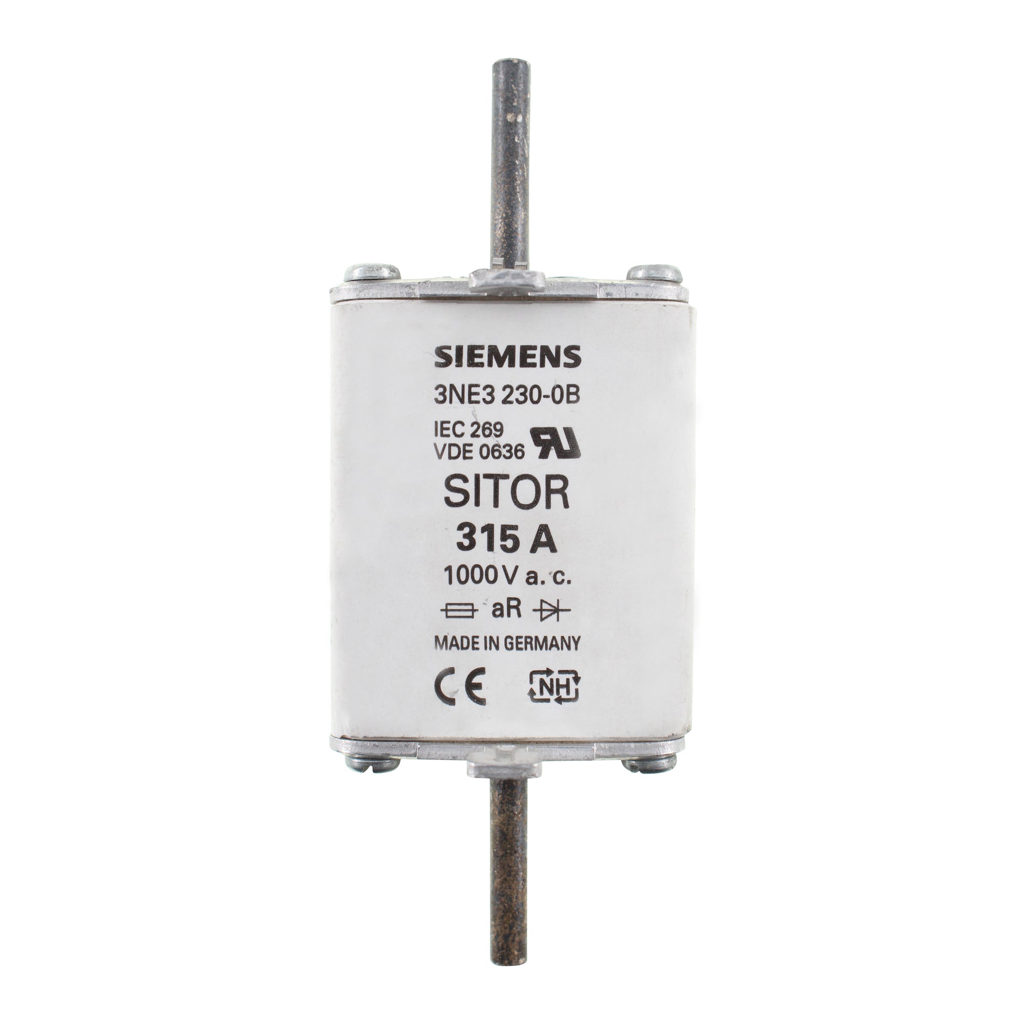 3 Stück Siemens SITOR 3NE3 231 Sicherungseinsatz – 350A, 1000V AC, AR