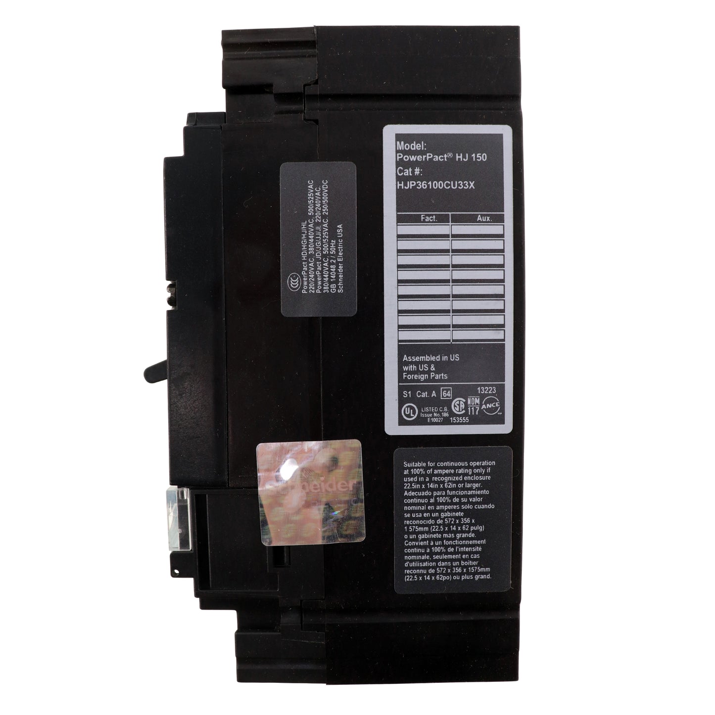 Square D HJP36100CU33X