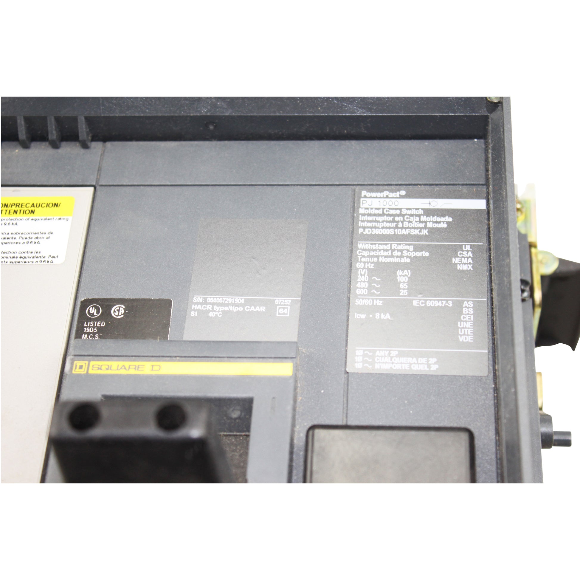 Square D PJD36000S10AFSKJK