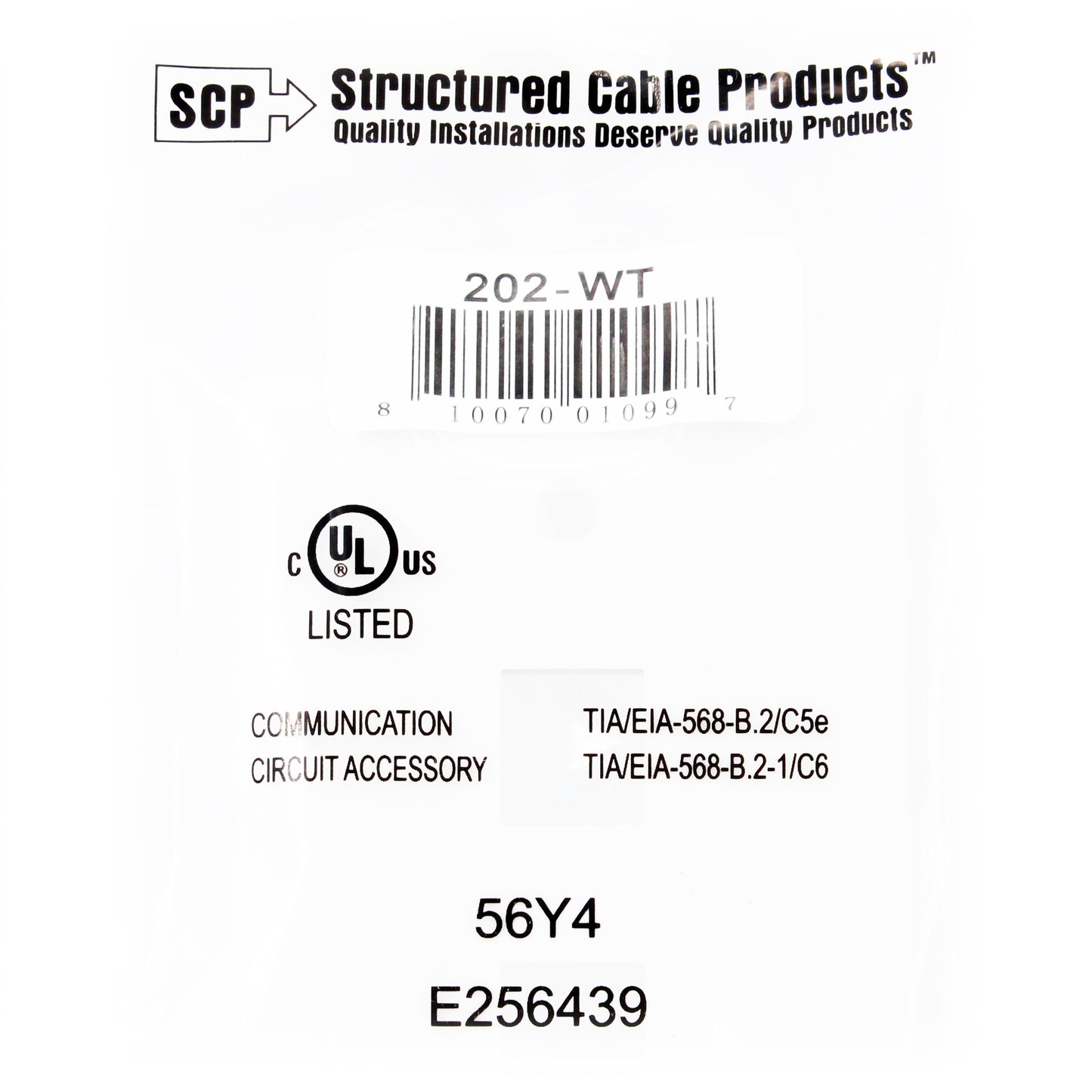 Stuctured Cable Products 202-WT