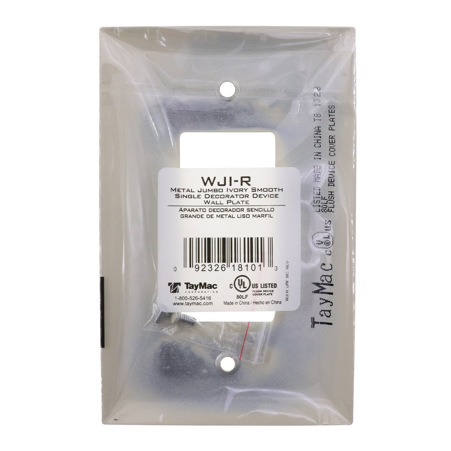 Taymac, Inc. WJI-R