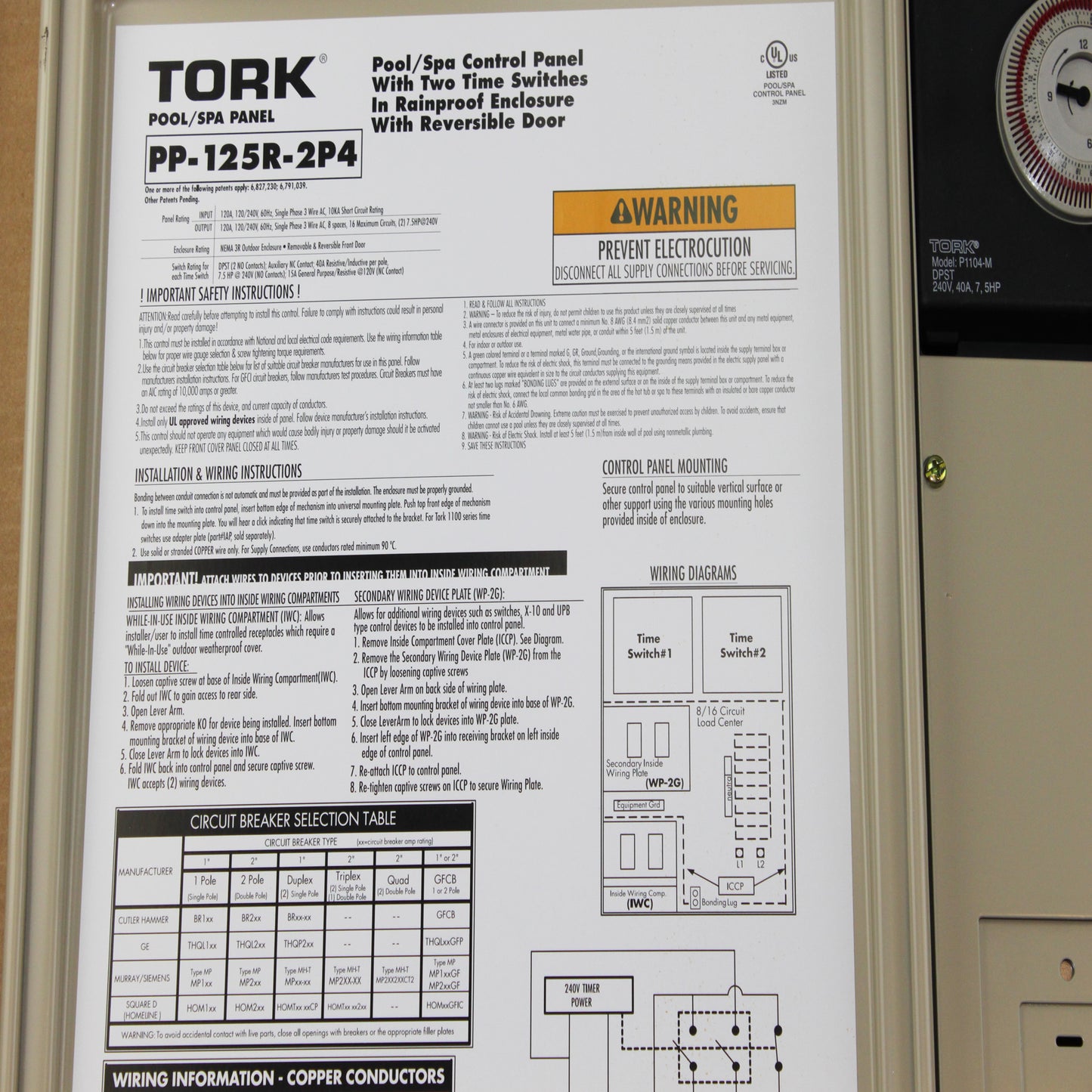 Tork PP-125R-2P4