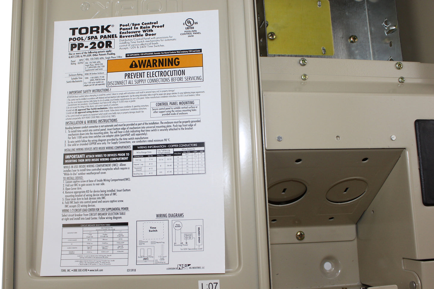 NSI Industries PP-20R