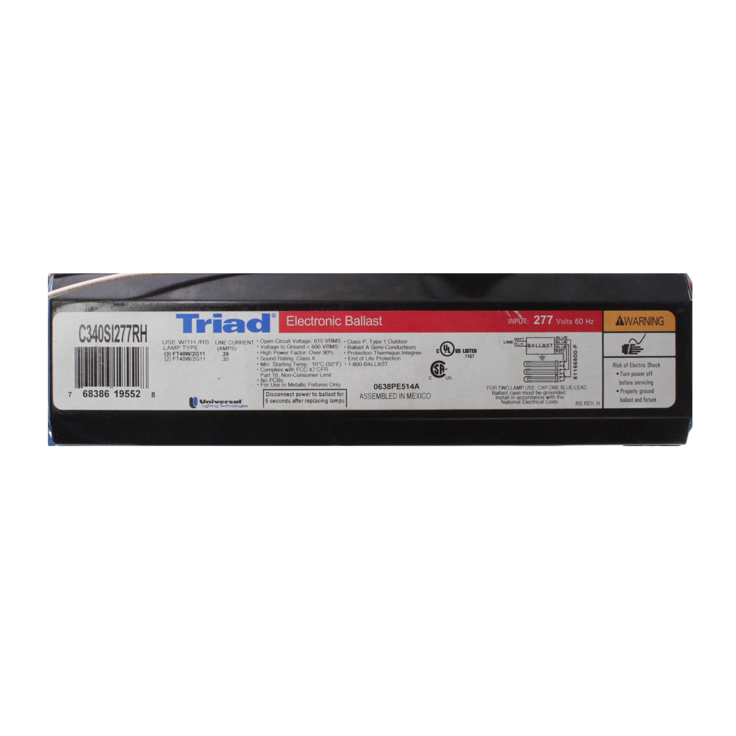 Universal Ballast C340SI277RH