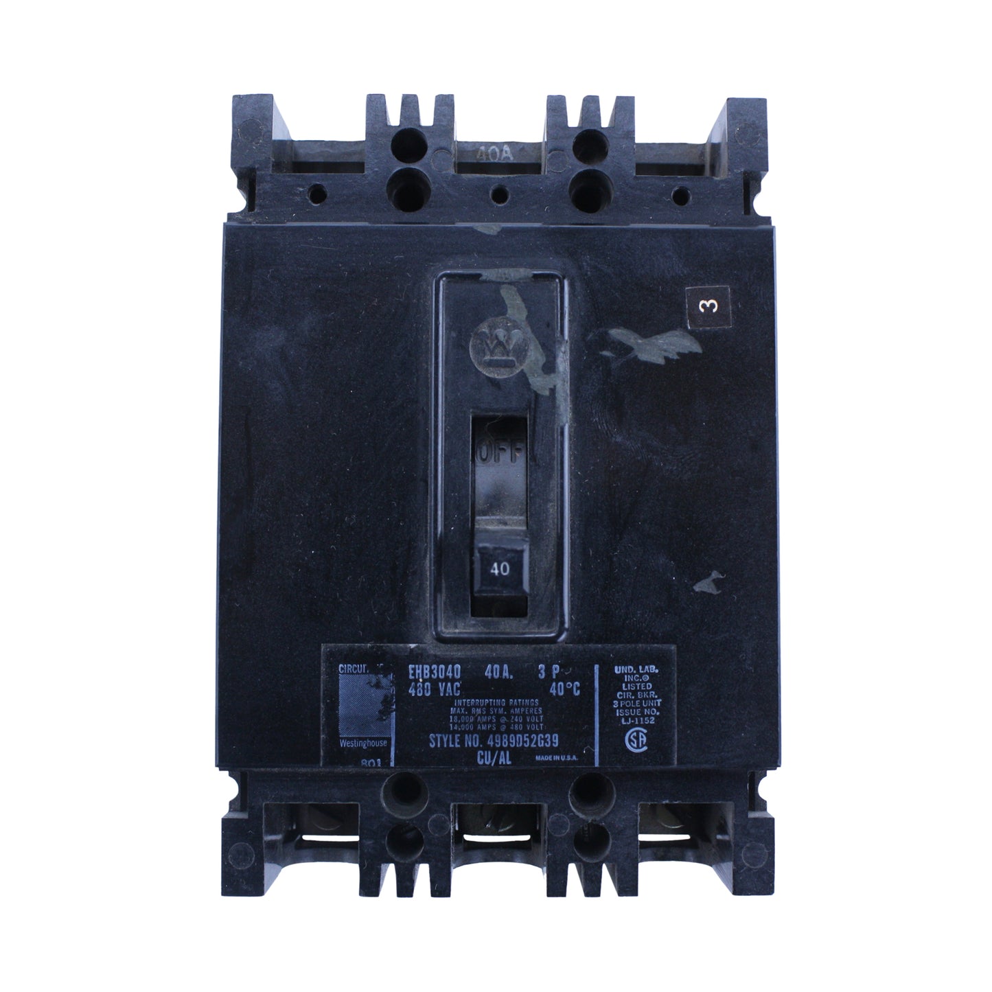 Westinghouse EHB3040