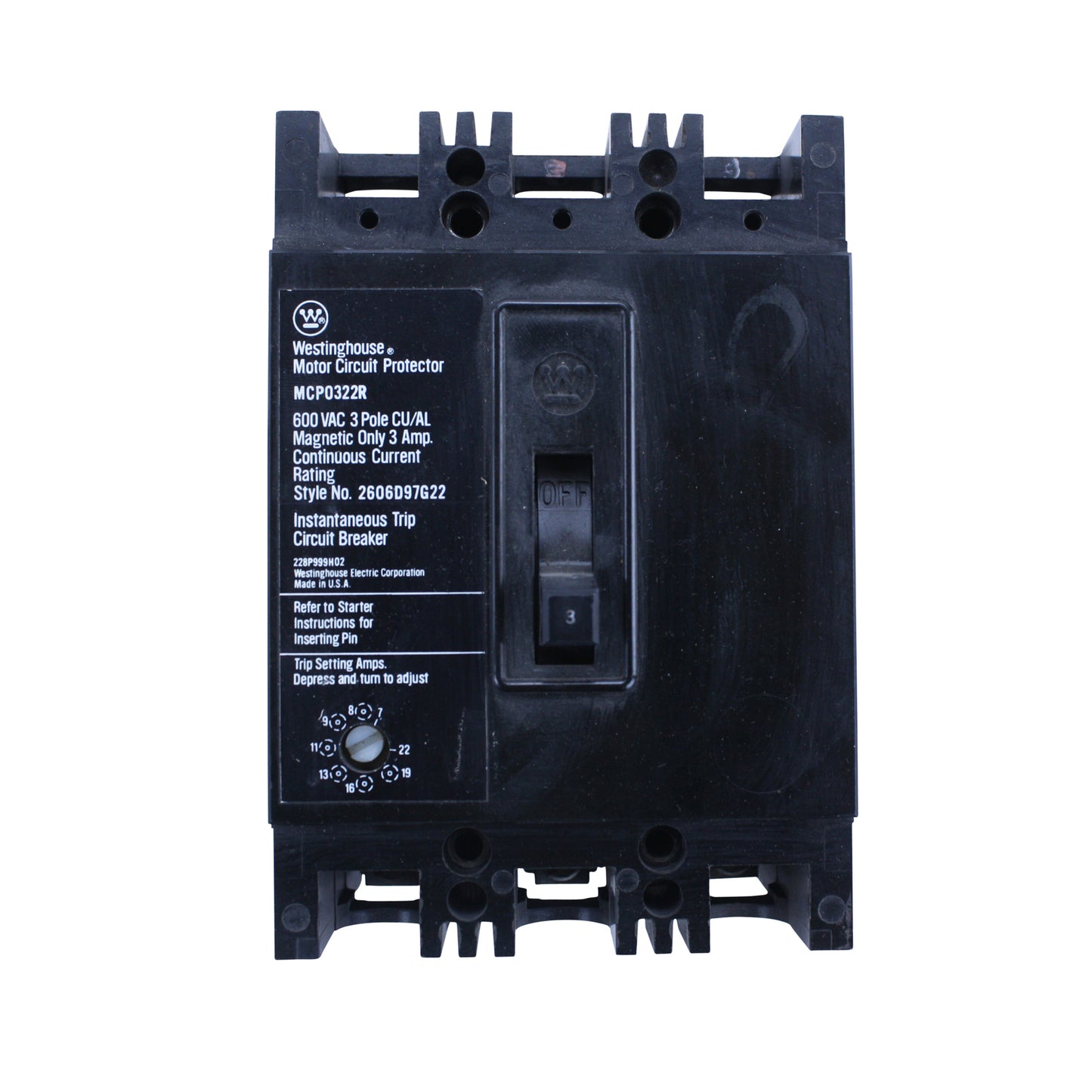 Westinghouse MCP0322R