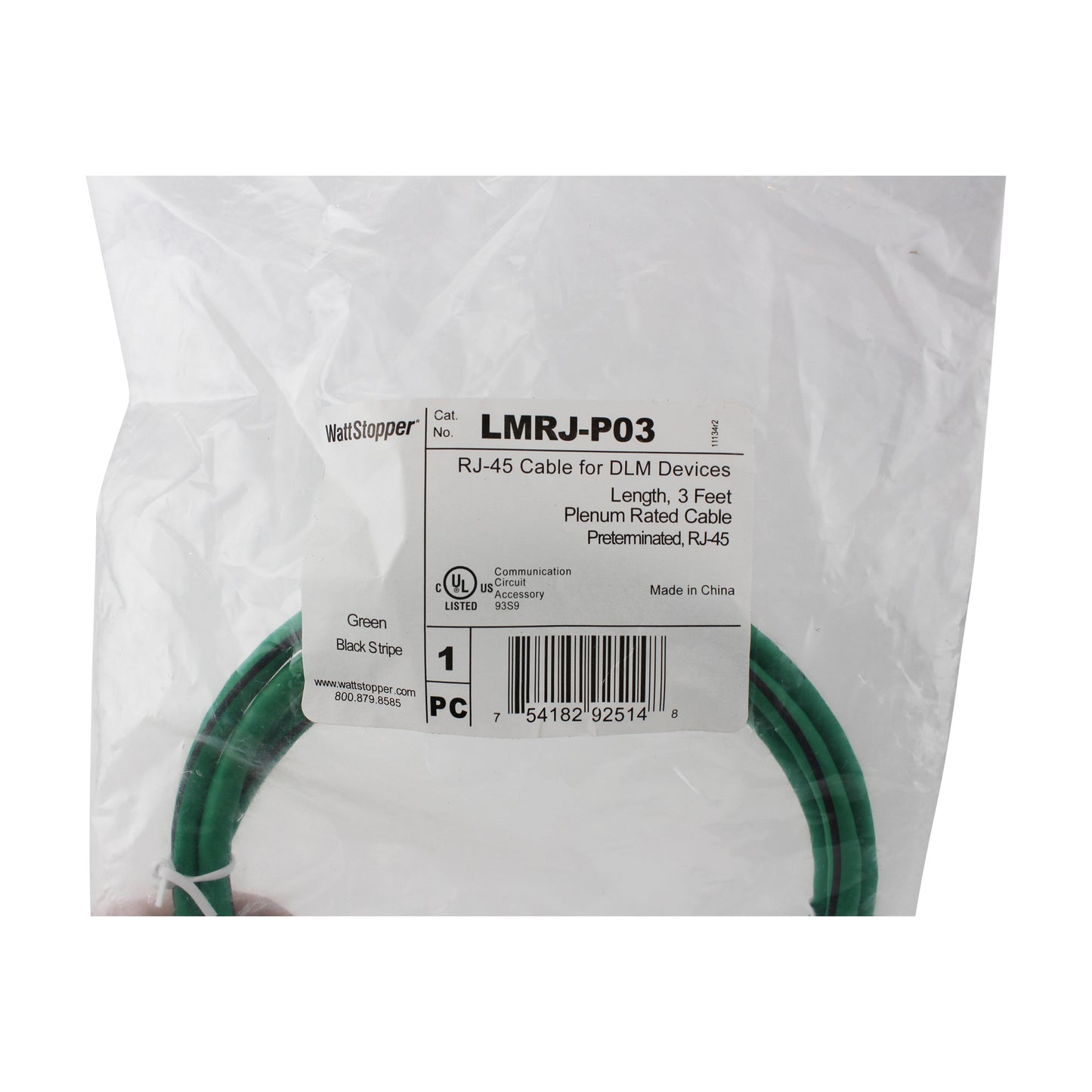 Wattstopper LMRJ-P03