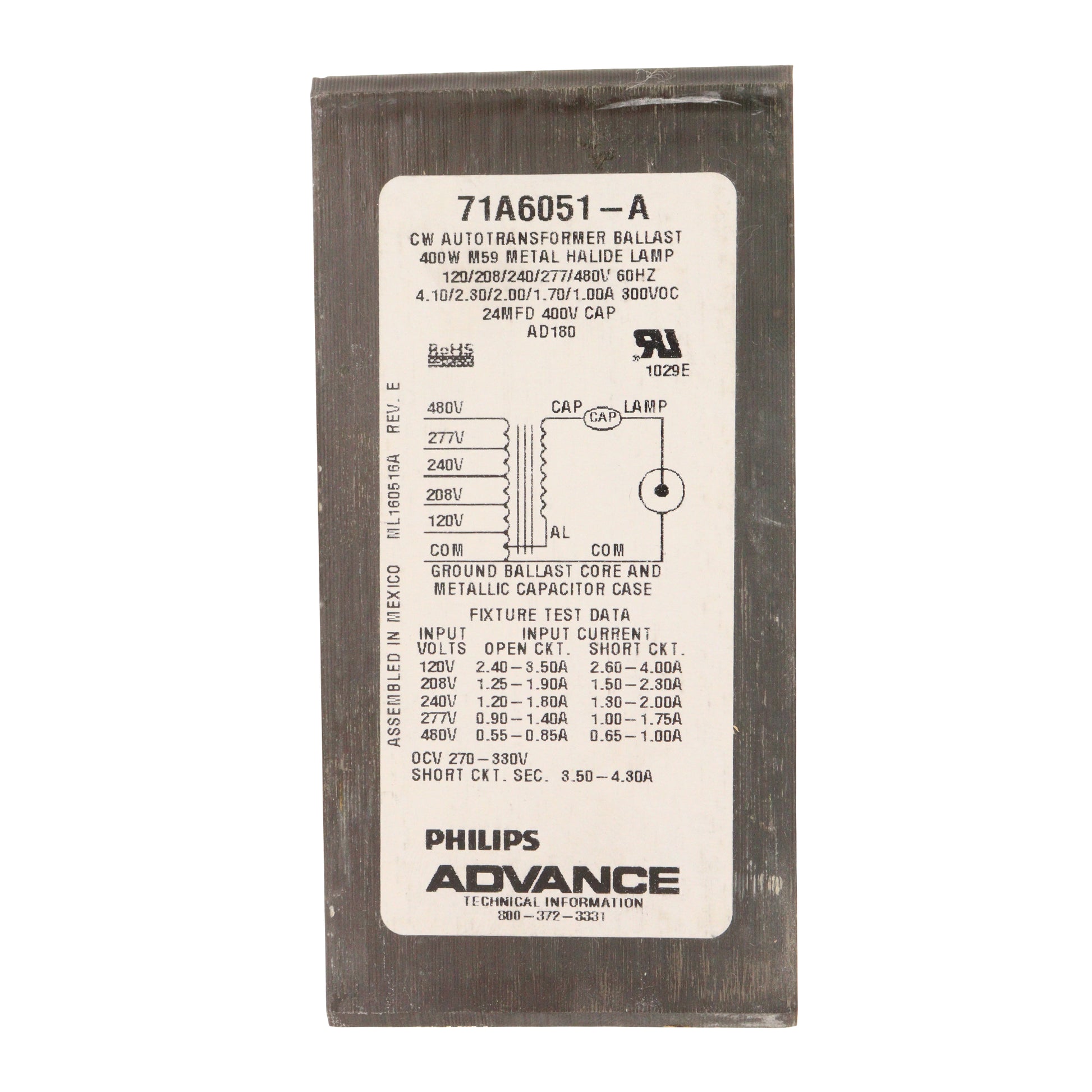 Advance 71A6051-001D