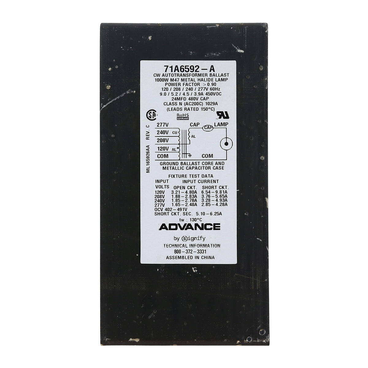 Advance 71A6572-001