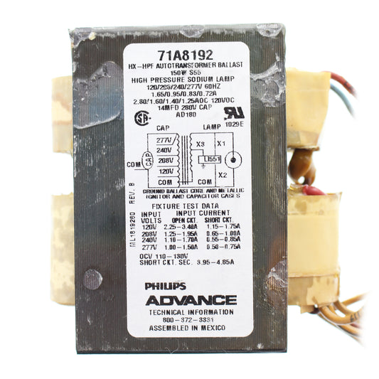 Advance Ballast 71A8172-001D