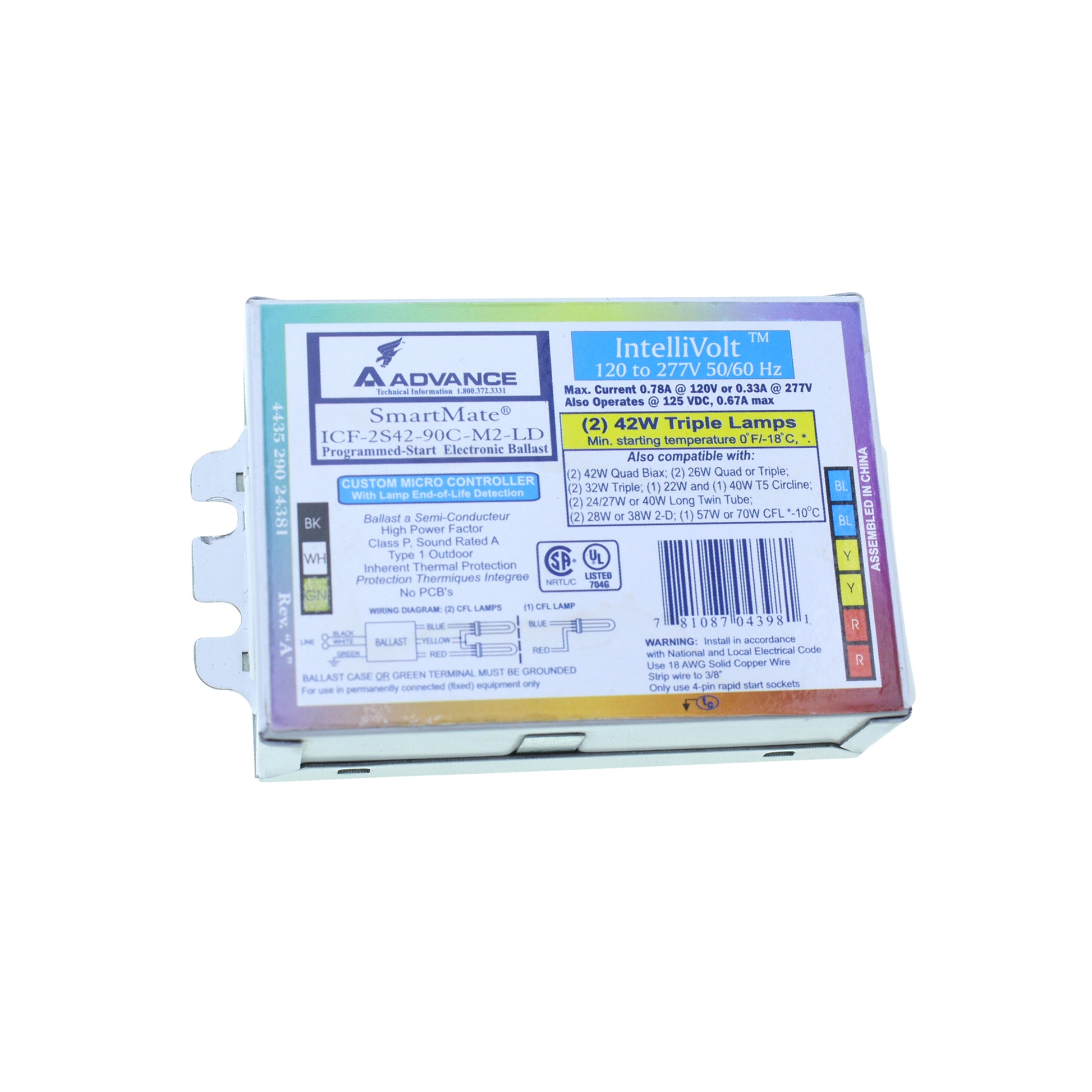 Advance Ballast ICF-2S42-90C-M2-LD