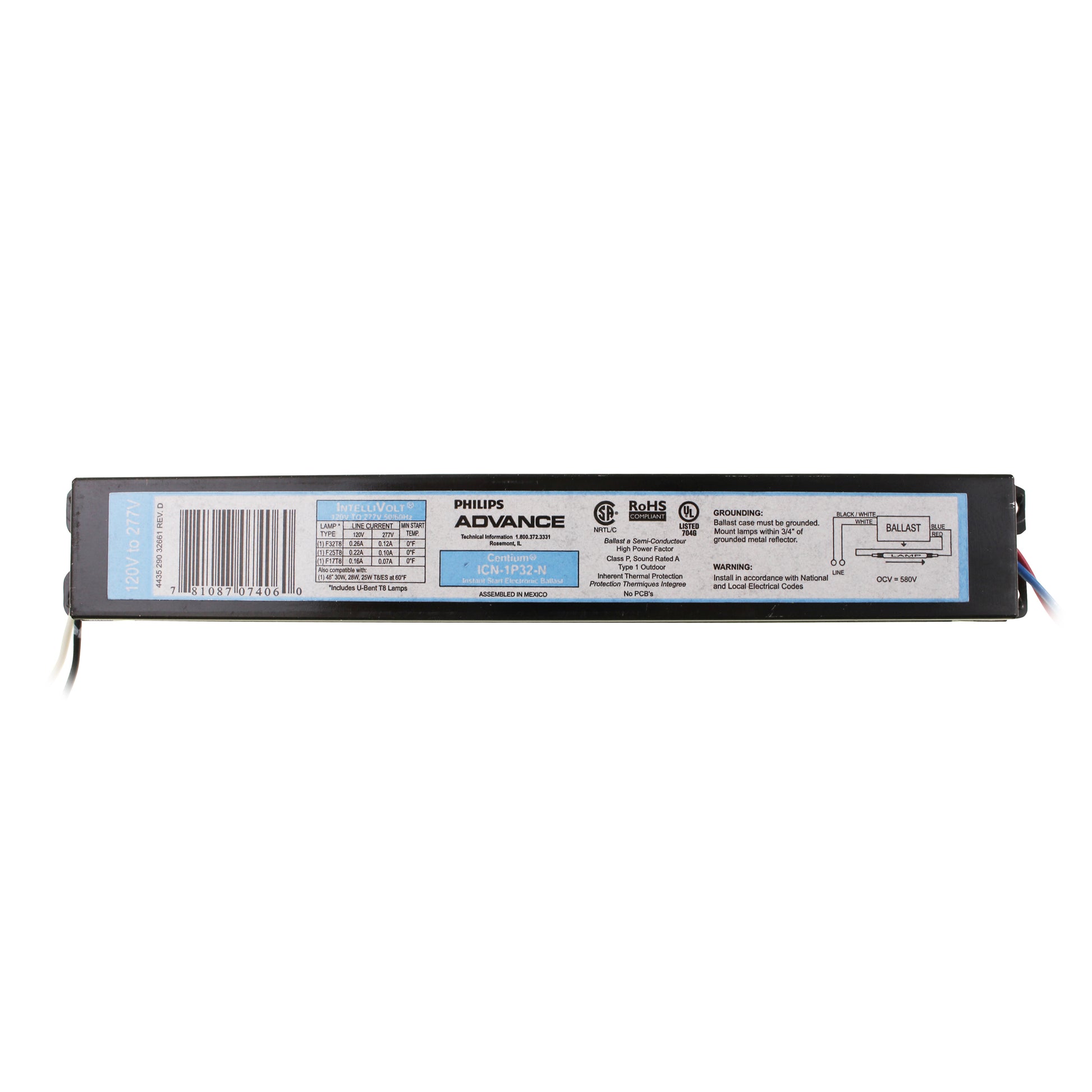 Advance Ballast ICN-1P32-N