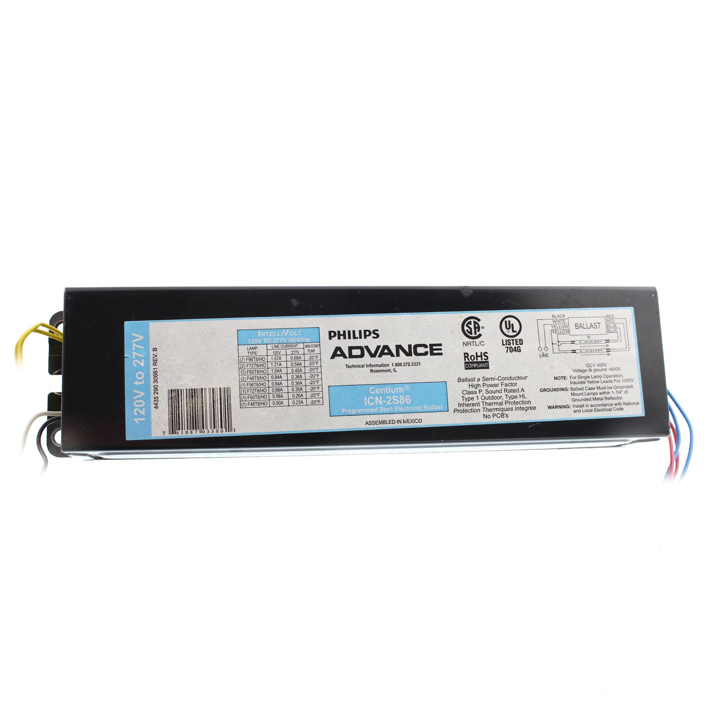 Advance Ballast ICN-2S86
