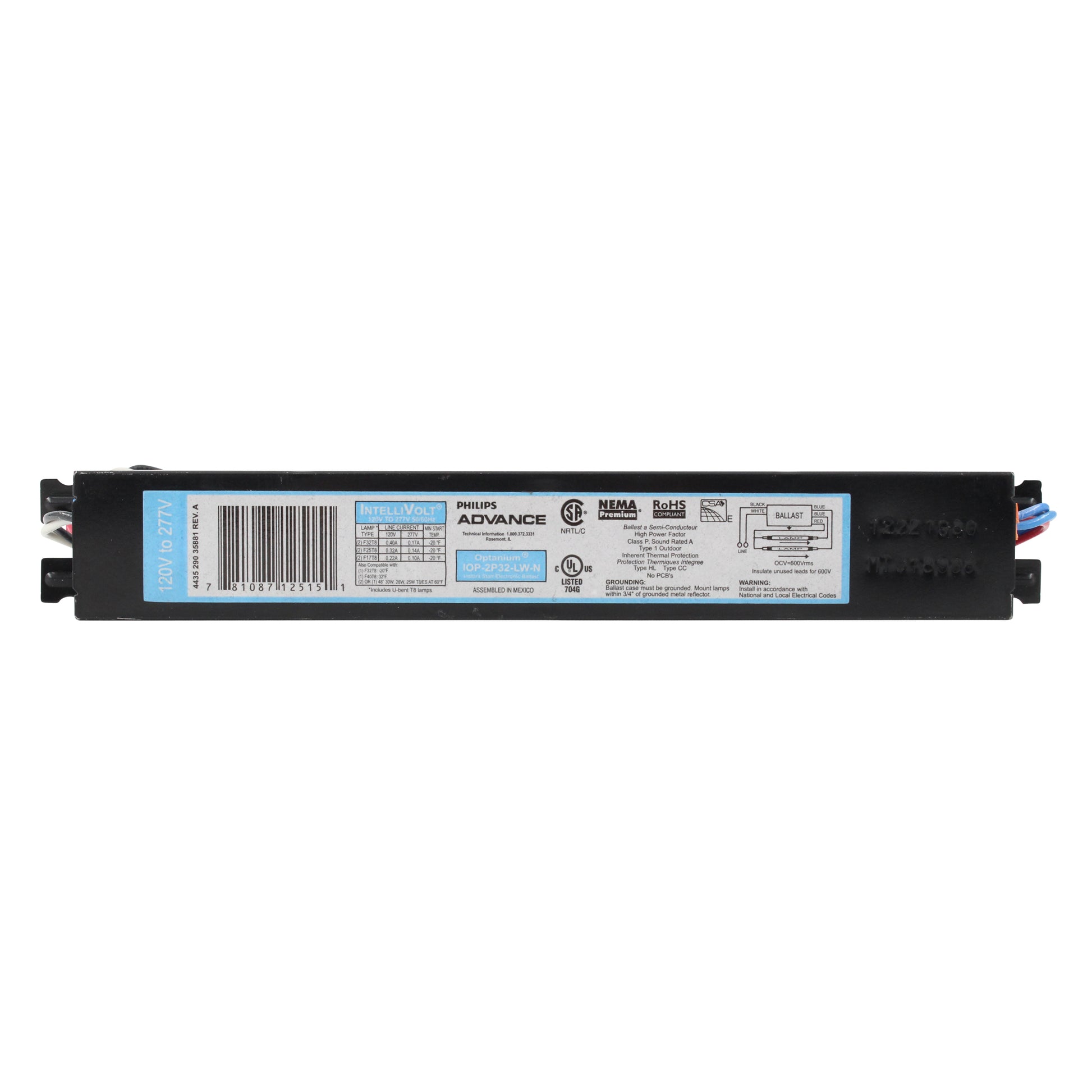 Advance Ballast IOP-2P32-LW-N