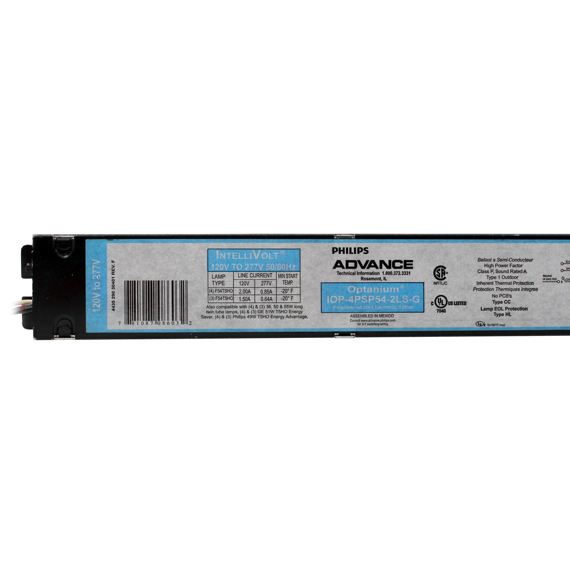 Advance Ballast IOP-4PSP54-2LS-G