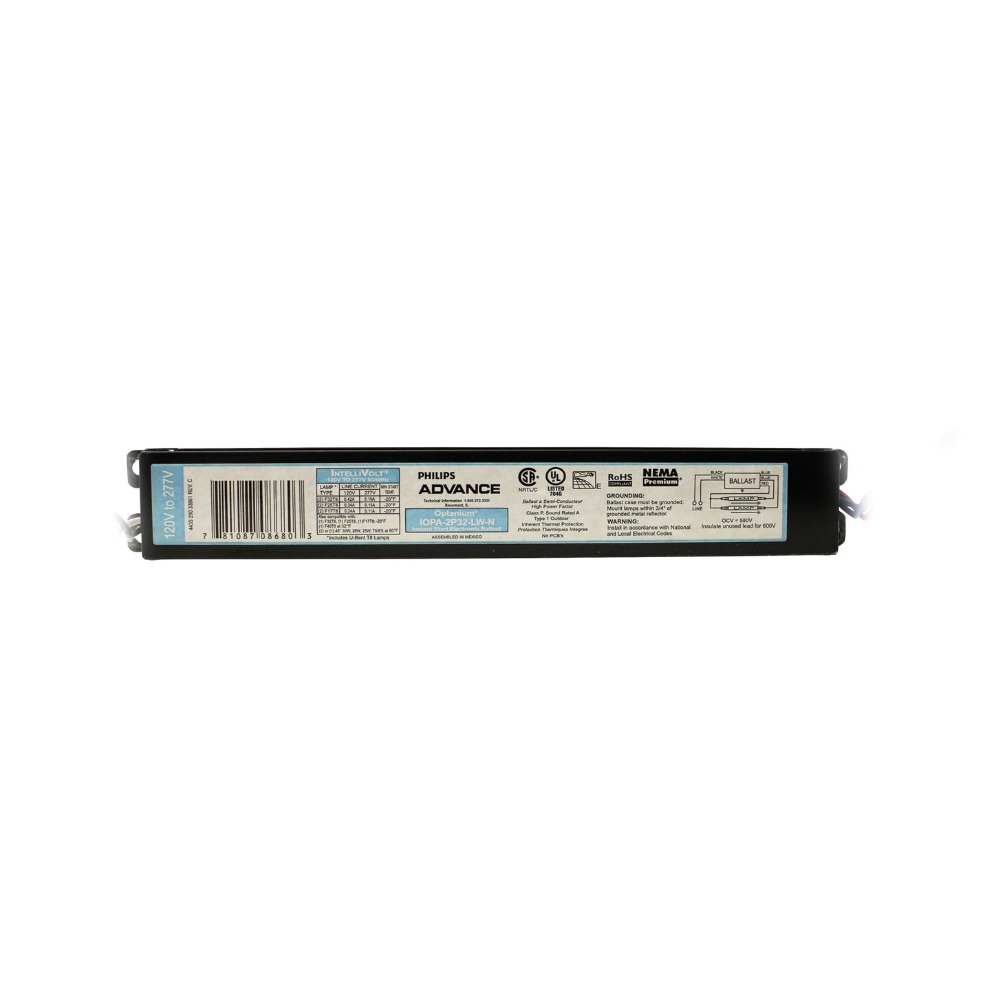 Advance Ballast IOPA-2P32-LW-N