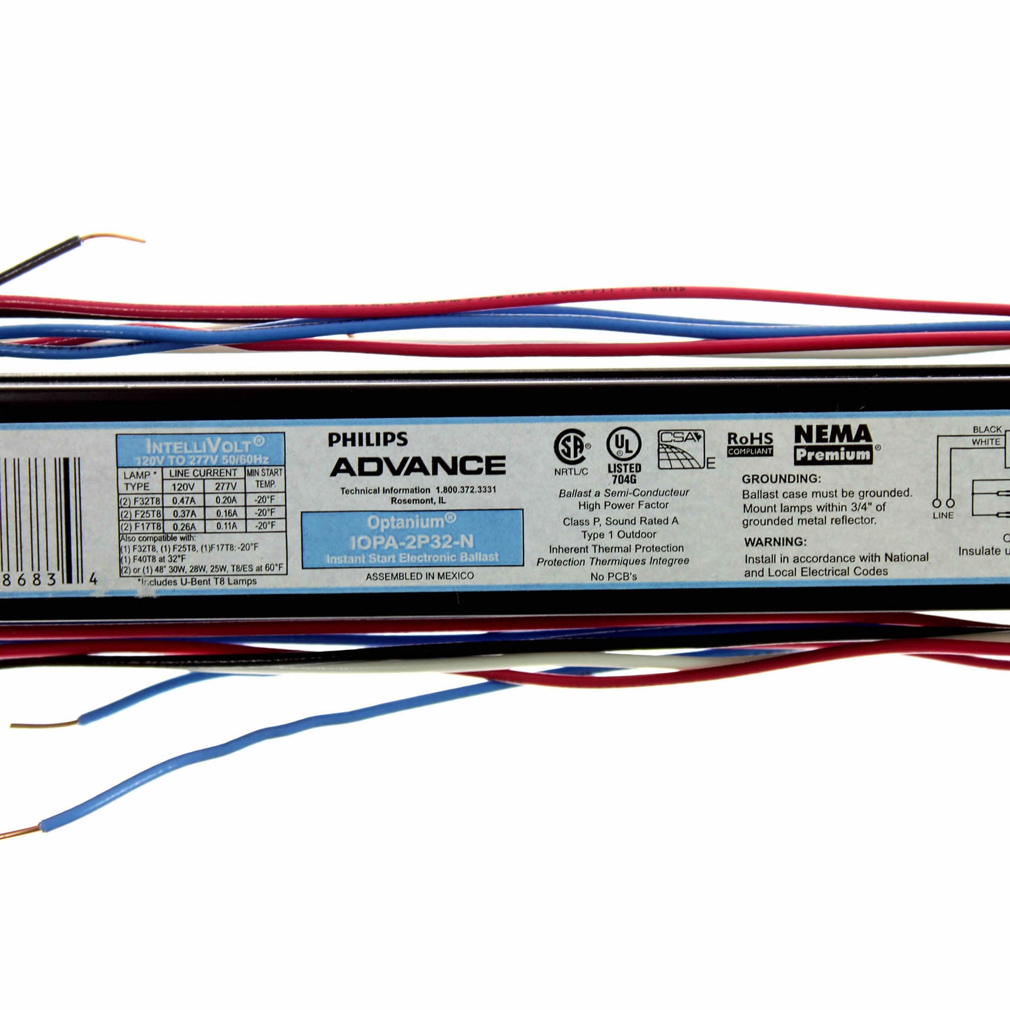 Advance Ballast IOPA-2P32-N