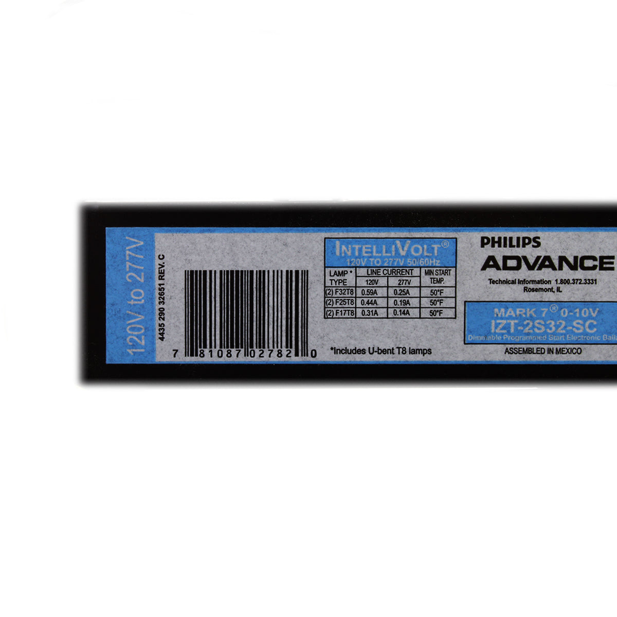Advance Ballast IZT-2S32-SC